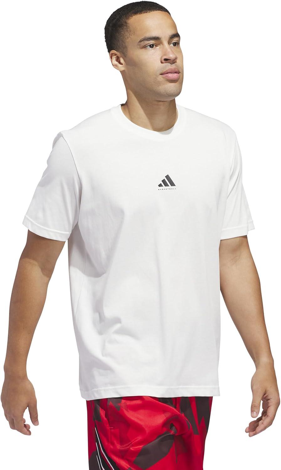 image:imageAdidas Mens Select Foundation Basketball TShirtCloud White