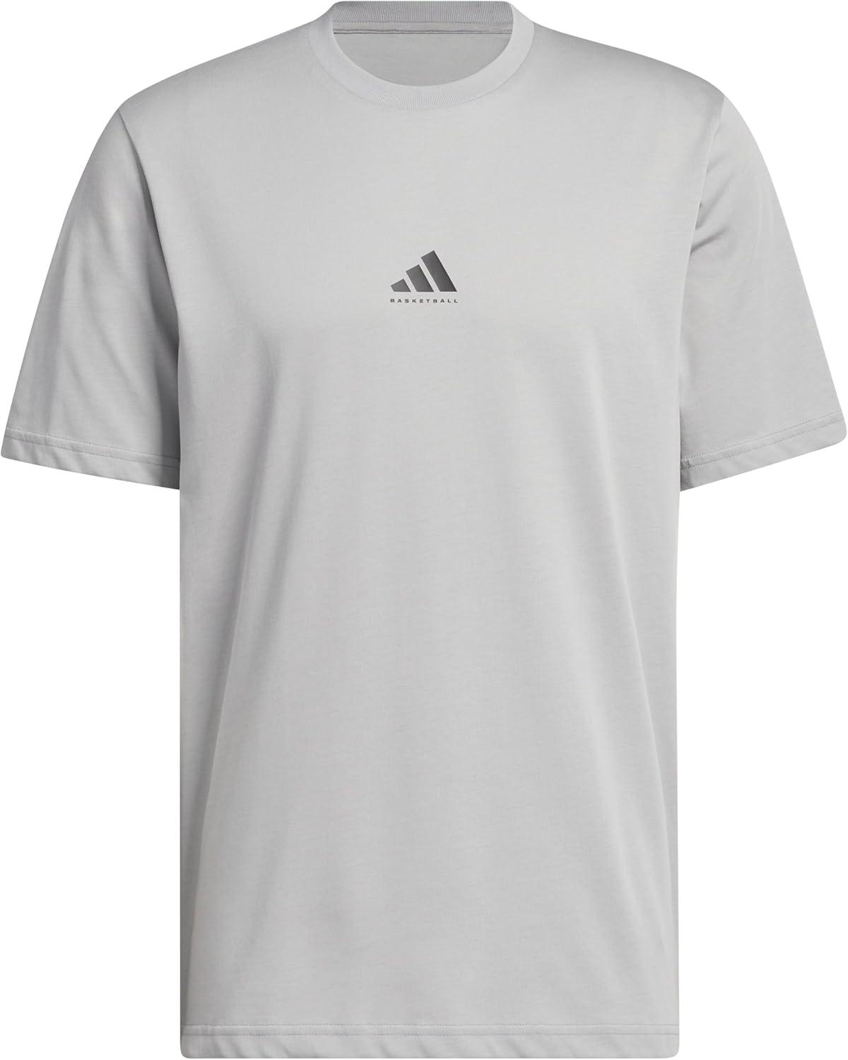 image:imageAdidas Mens Select Foundation Basketball TShirtSolid Grey