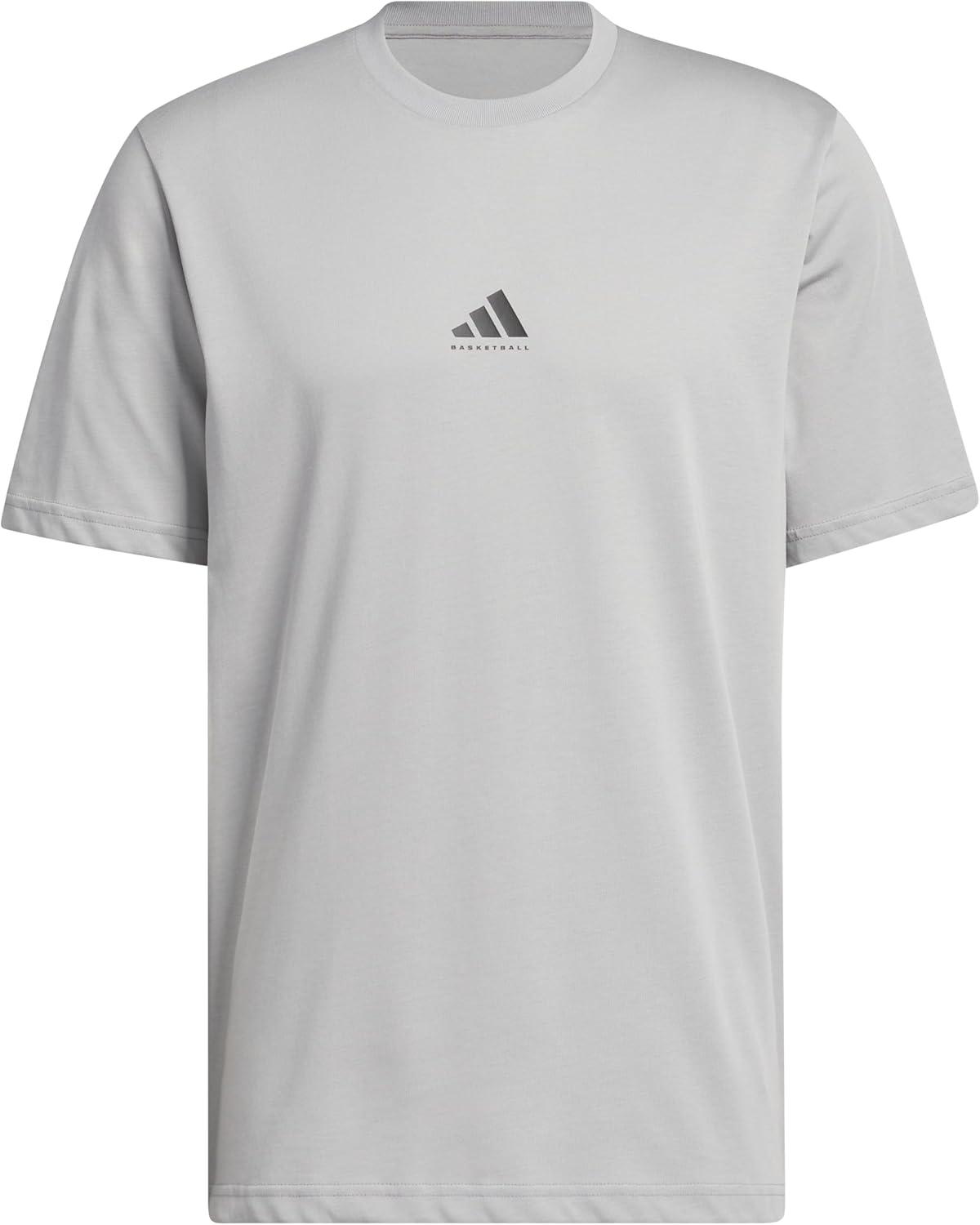 image:imageAdidas Mens Select Foundation Basketball TShirtSolid Grey
