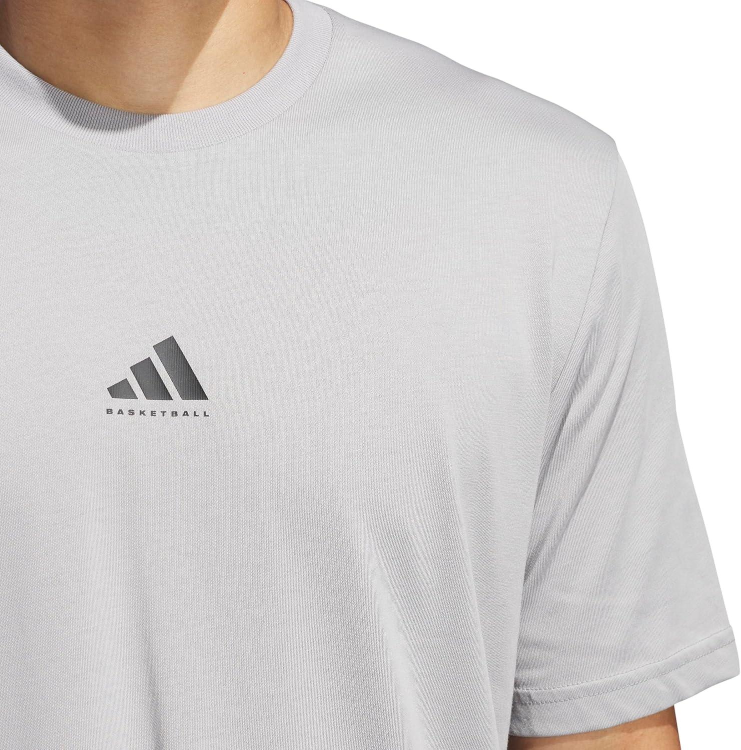 image:imageAdidas Mens Select Foundation Basketball TShirtSolid Grey