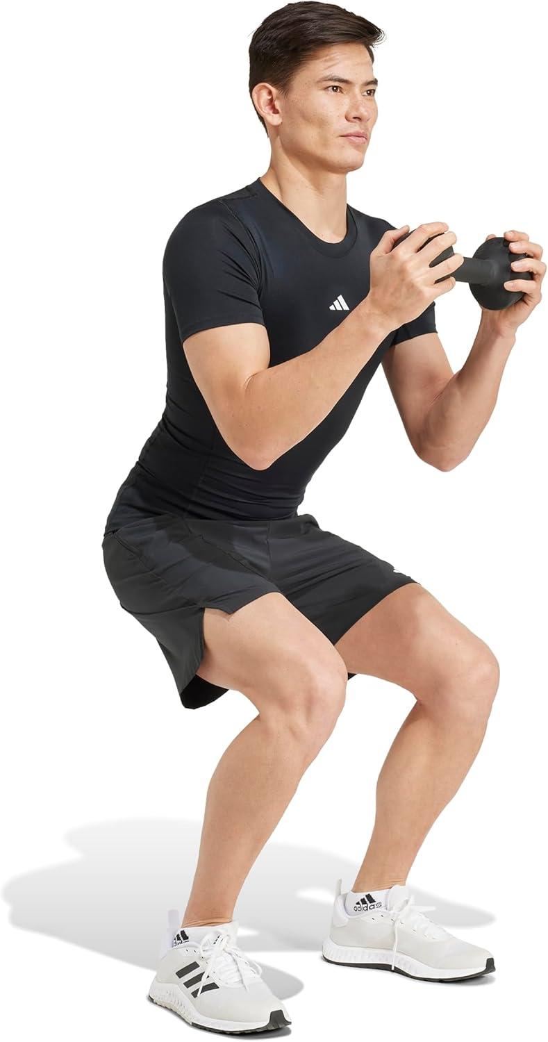 image:imageAdidas Mens Techfit Compression Training TShirtBlack