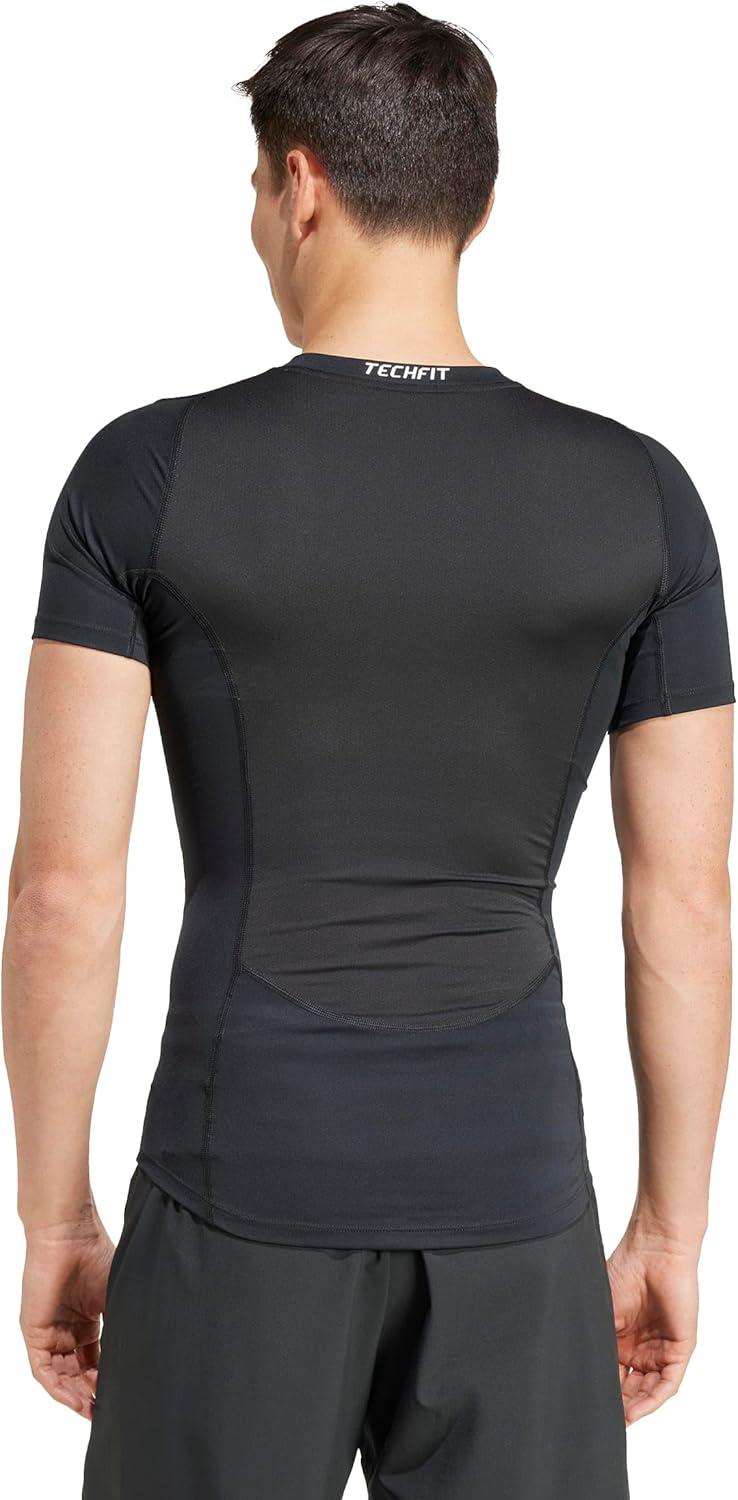 image:imageAdidas Mens Techfit Compression Training TShirtBlack