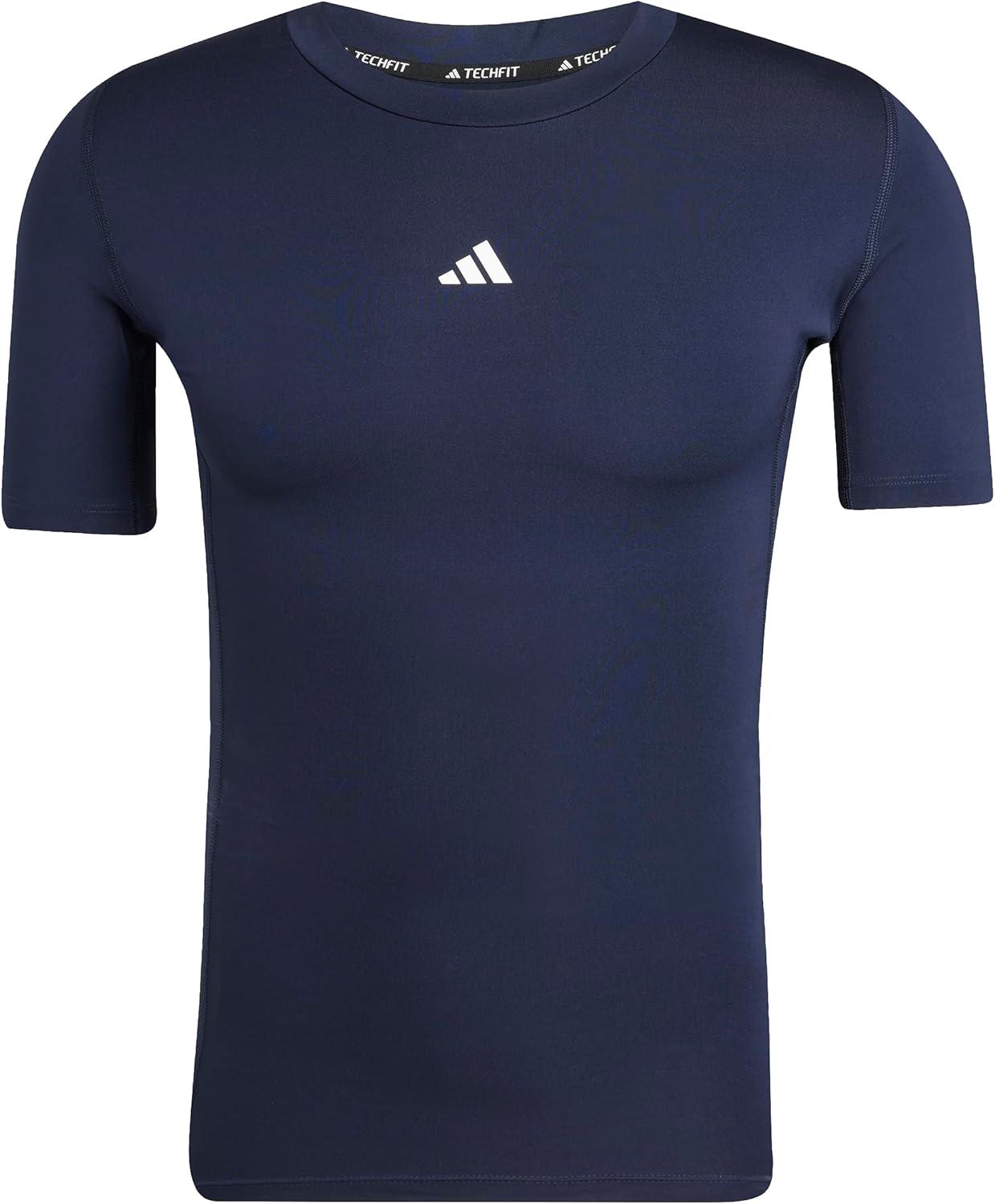 image:imageAdidas Mens Techfit Compression Training TShirtInk