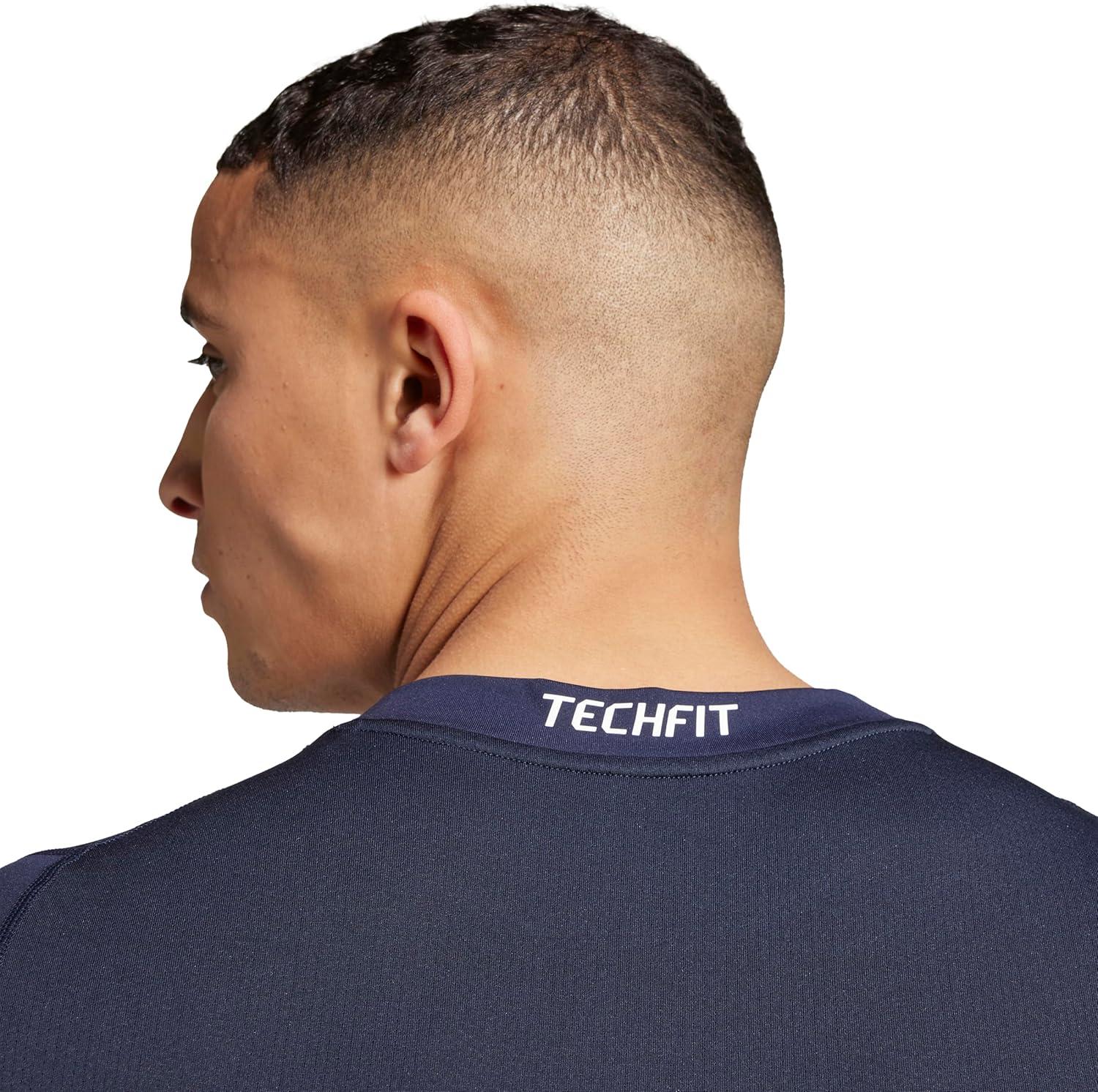 image:imageAdidas Mens Techfit Compression Training TShirtInk