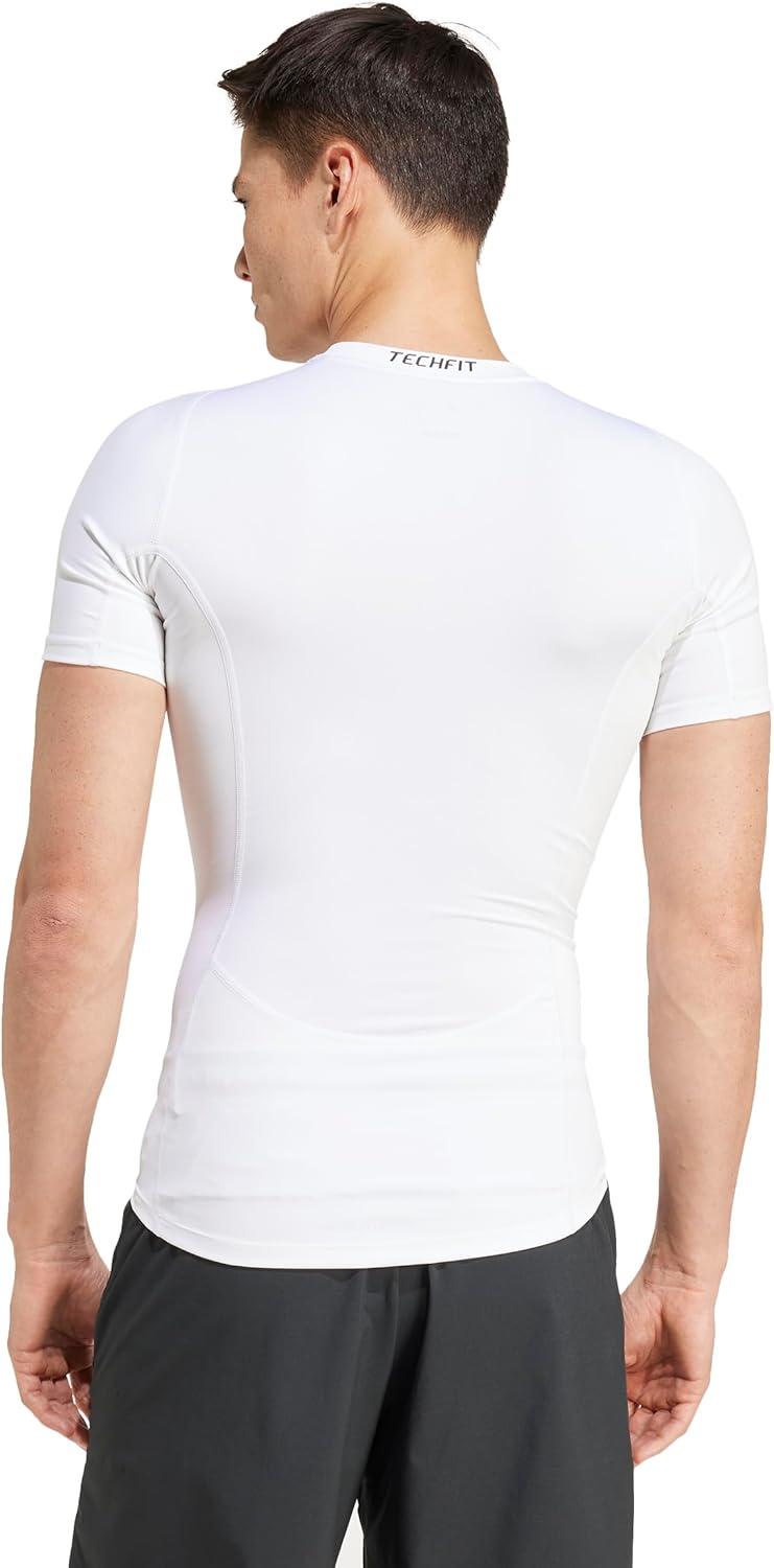 image:imageAdidas Mens Techfit Compression Training TShirtWhite