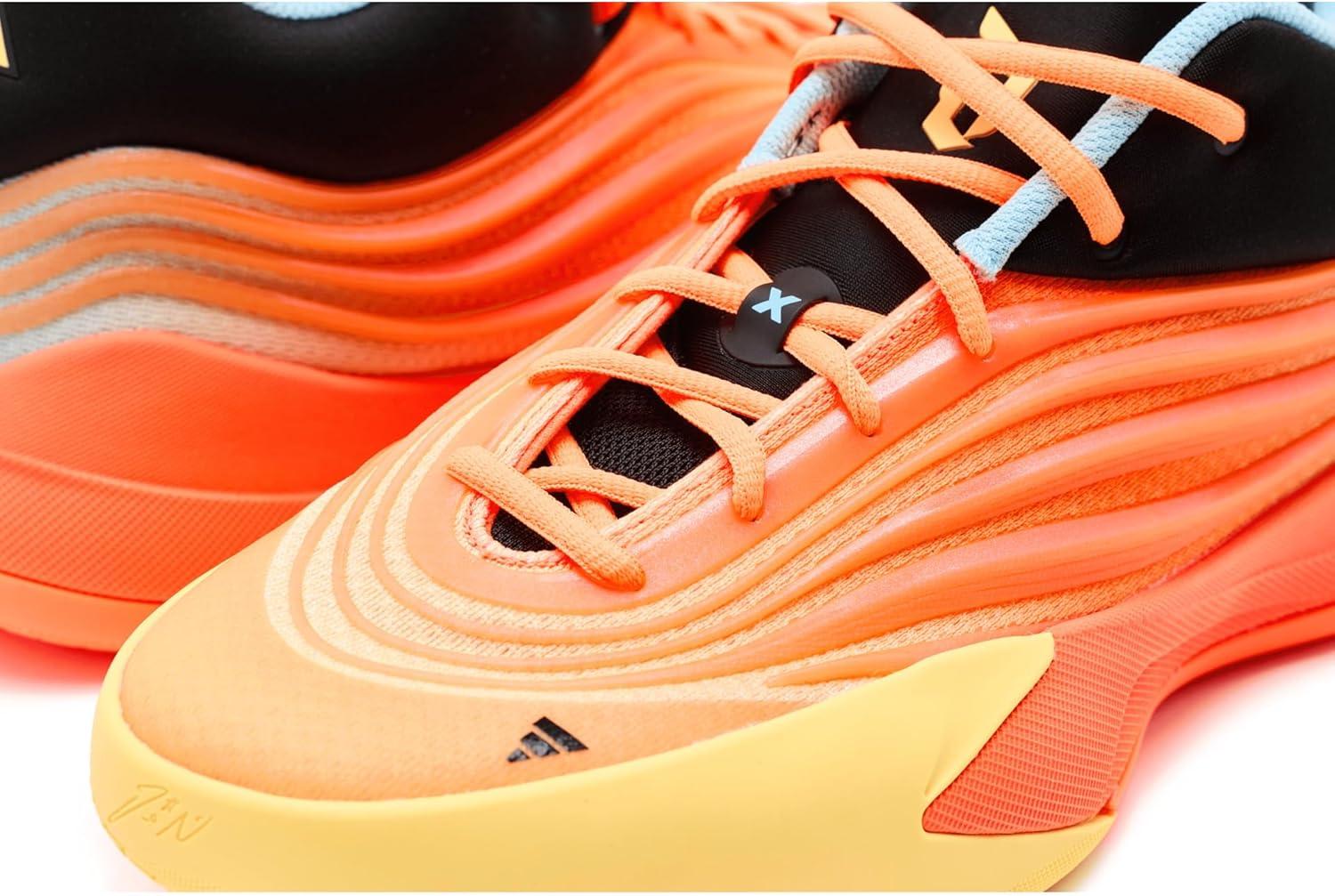 image:imageAdidas UnisexAdult Dame X BasketballLucid OrangeIce TangerineIcey Blue