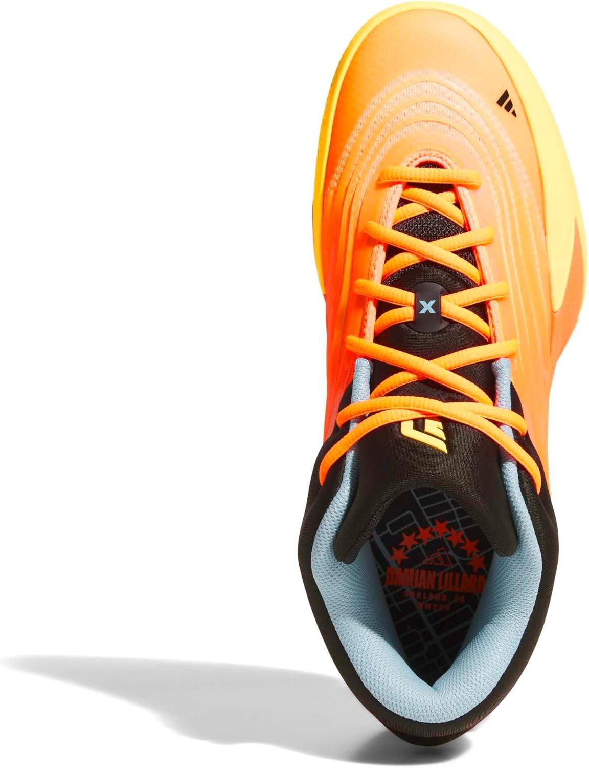 image:imageAdidas UnisexAdult Dame X BasketballLucid OrangeIce TangerineIcey Blue