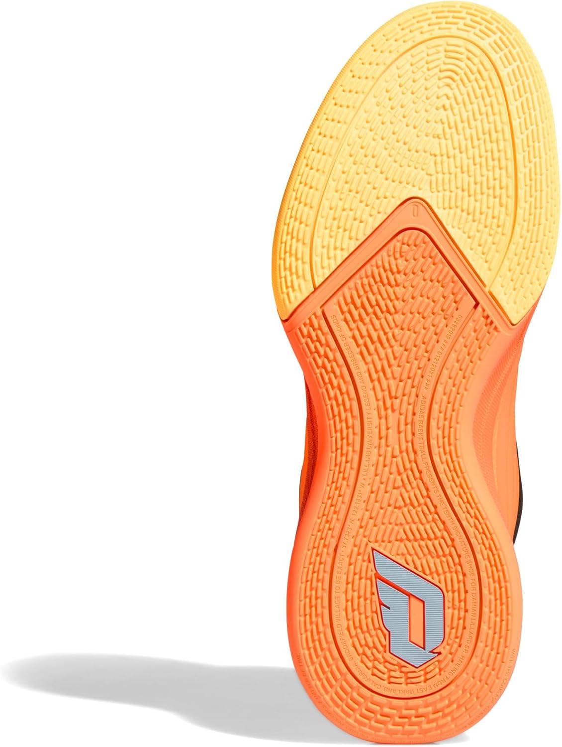 image:imageAdidas UnisexAdult Dame X BasketballLucid OrangeIce TangerineIcey Blue