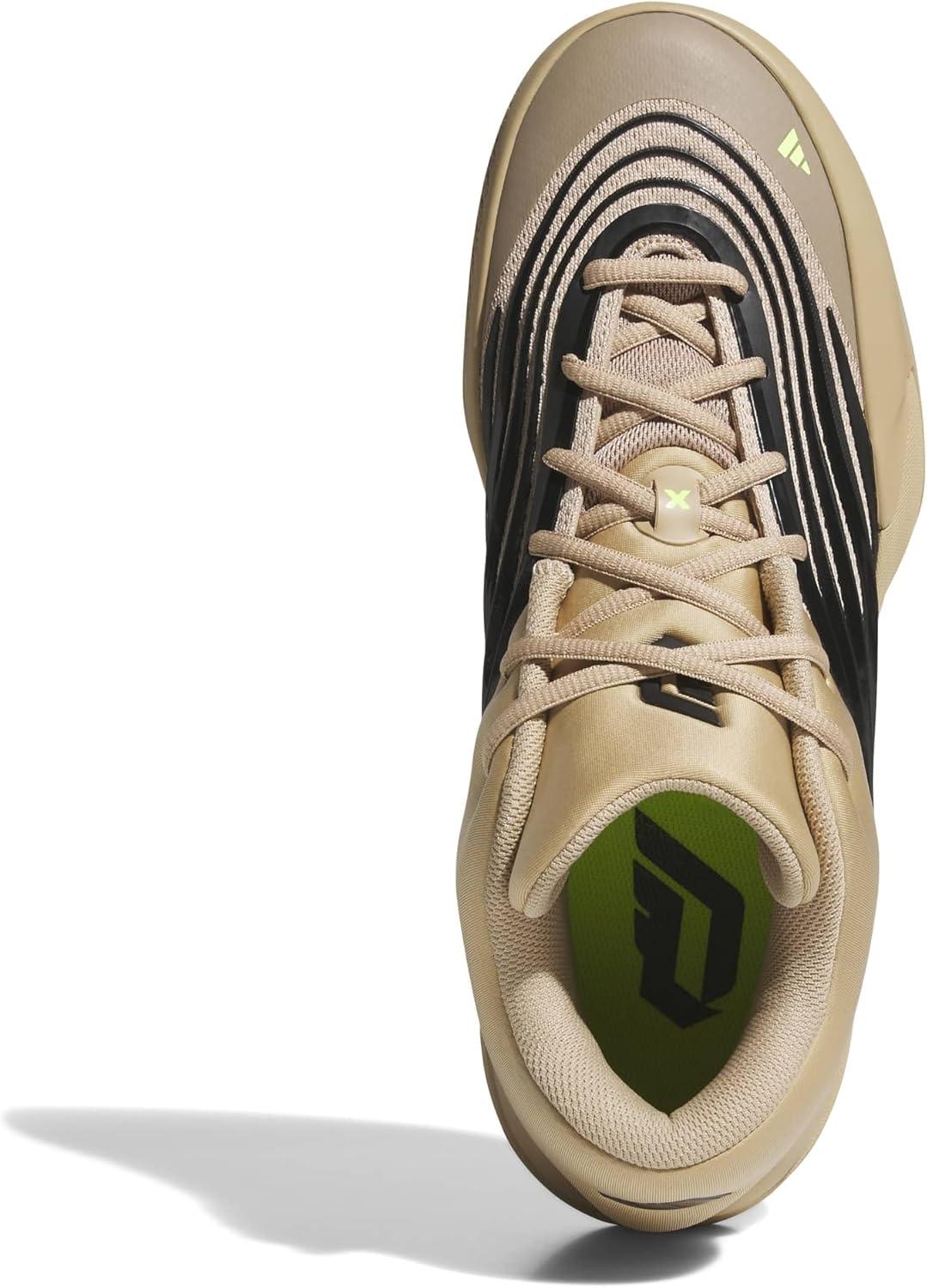 image:imageAdidas UnisexAdult Dame X BasketballWarm SandstoneBlackLucid Lemon