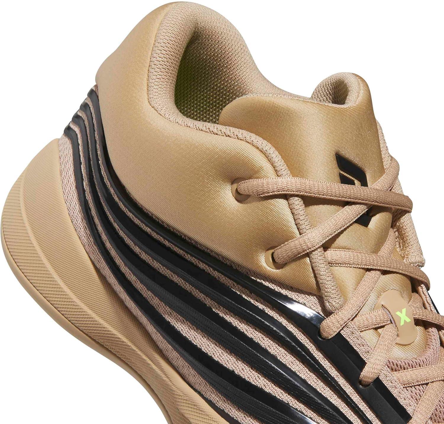 image:imageAdidas UnisexAdult Dame X BasketballWarm SandstoneBlackLucid Lemon