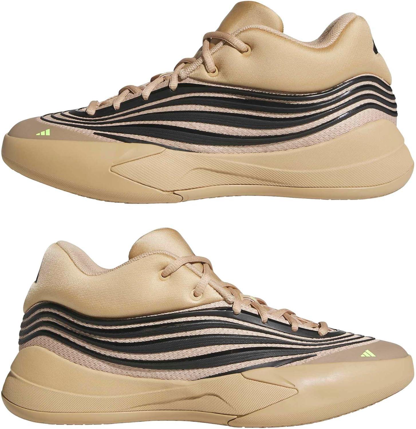 image:imageAdidas UnisexAdult Dame X BasketballWarm SandstoneBlackLucid Lemon