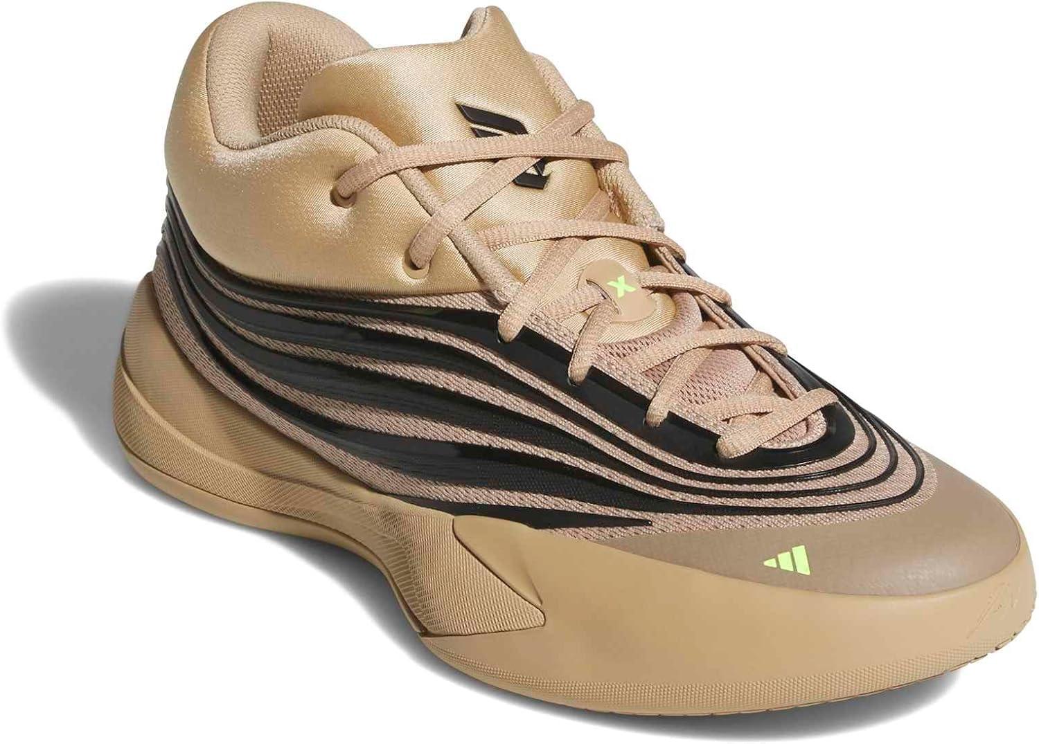 image:imageAdidas UnisexAdult Dame X BasketballWarm SandstoneBlackLucid Lemon