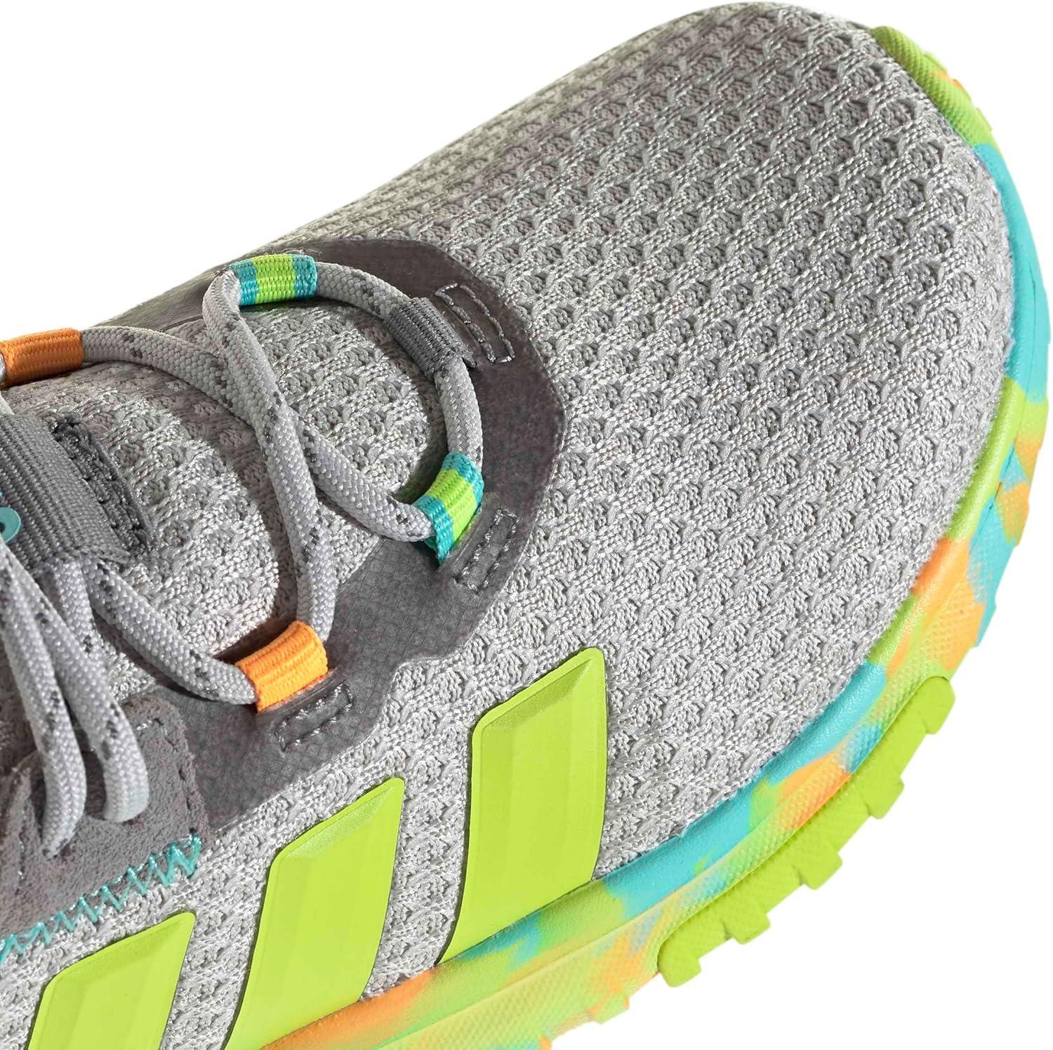 image:imageAdidas UnisexChild Kaptir 40GreySolar SlimeFlash Aqua