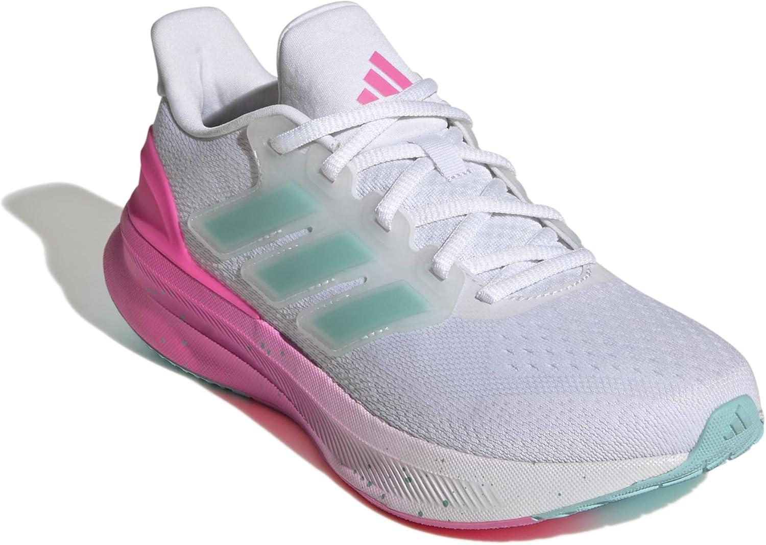 image:imageAdidas UnisexChild Ultrarun 5WhiteFlash AquaLucid Pink