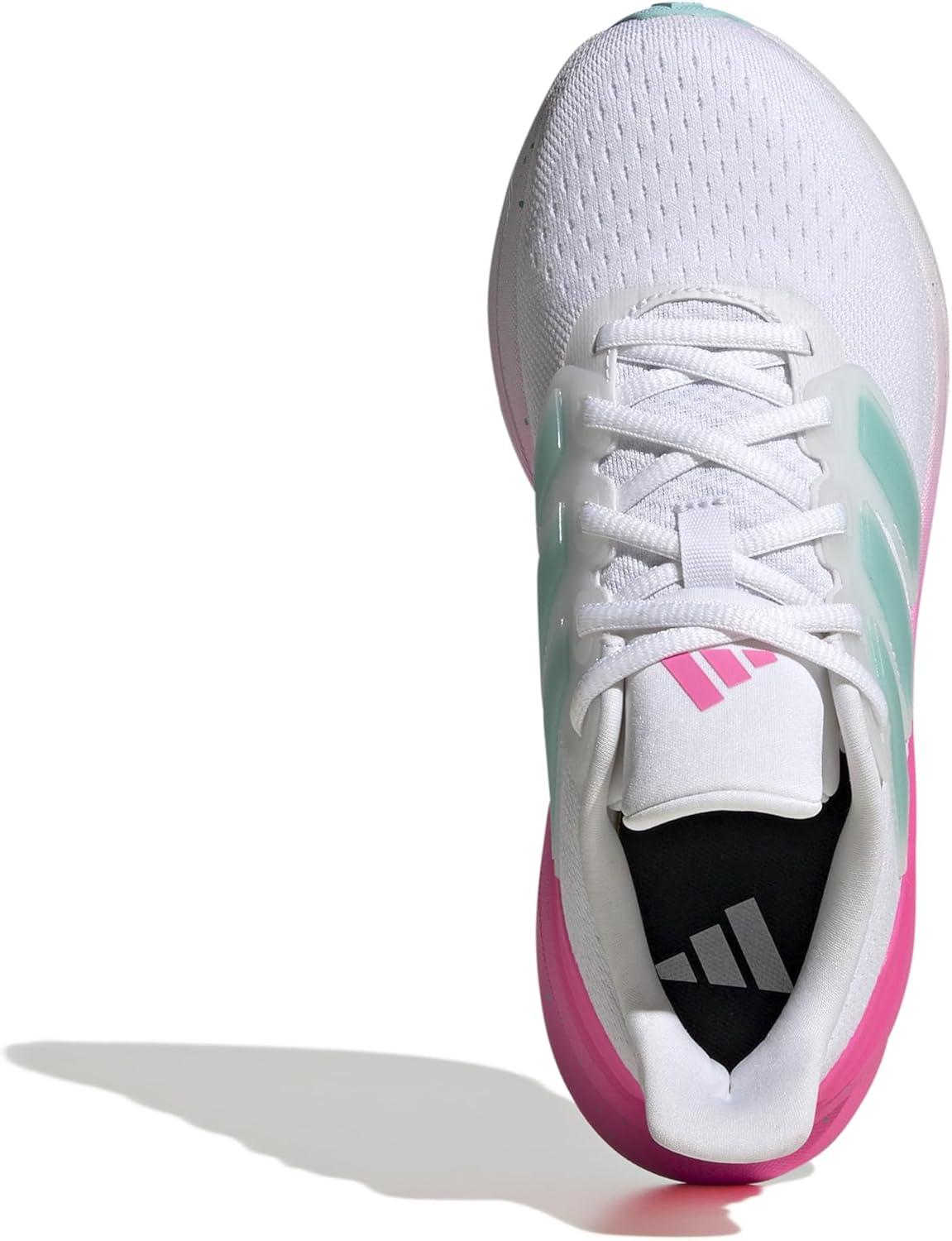 image:imageAdidas UnisexChild Ultrarun 5WhiteFlash AquaLucid Pink