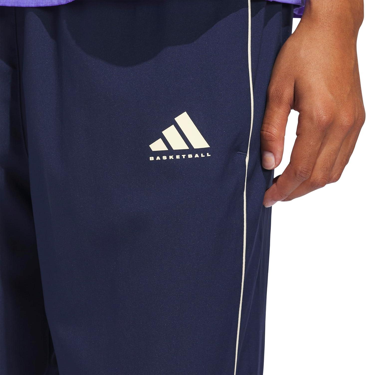 image:imageAdidas Womens Crazylite Woven Basketball PantsNight IndigoWarm Vanilla