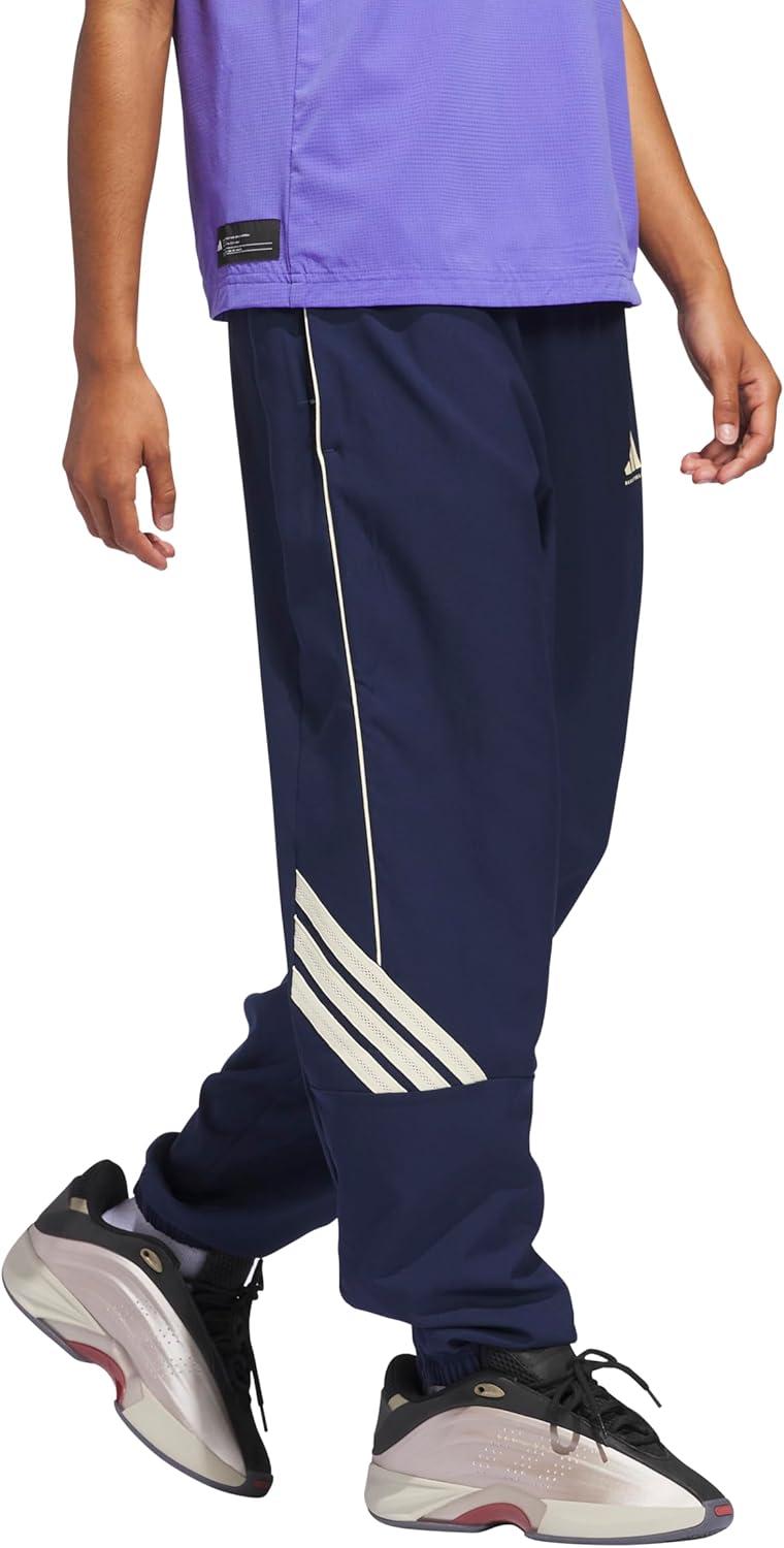 image:imageAdidas Womens Crazylite Woven Basketball PantsNight IndigoWarm Vanilla