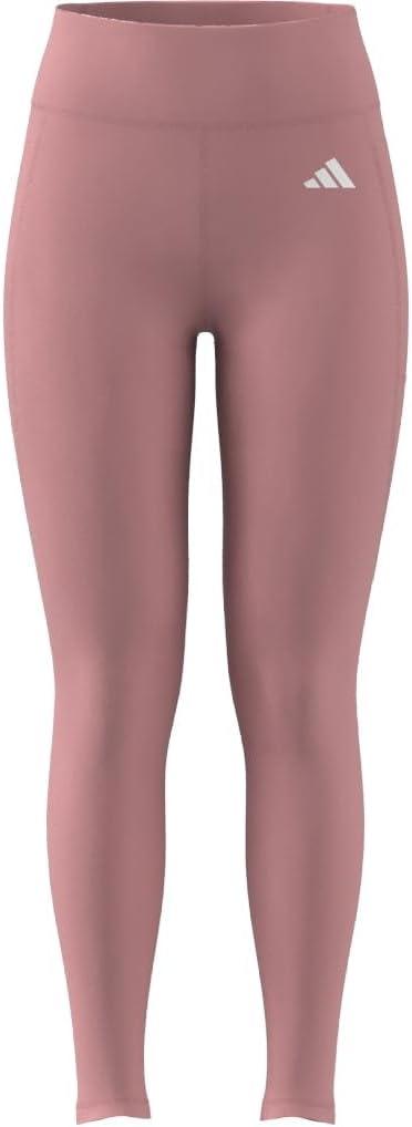 image:imageAdidas Womens Optime Essentials Stash Pocket Full Length LeggingsLeggingsSemi Pink Spark
