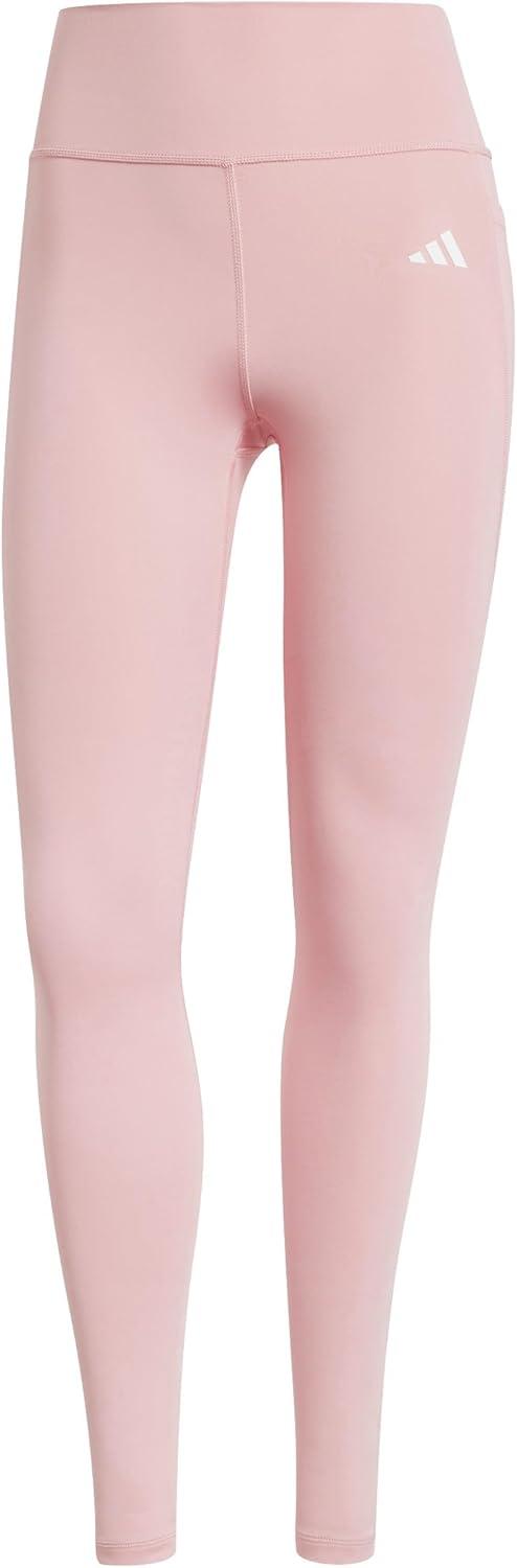image:imageAdidas Womens Optime Essentials Stash Pocket Full Length LeggingsLeggingsSemi Pink Spark