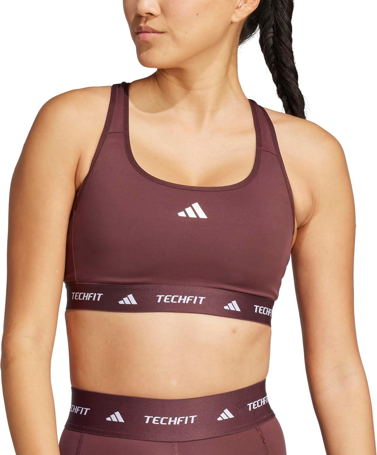 image:imageAdidas Womens Techfit Training BraAurora Ruby