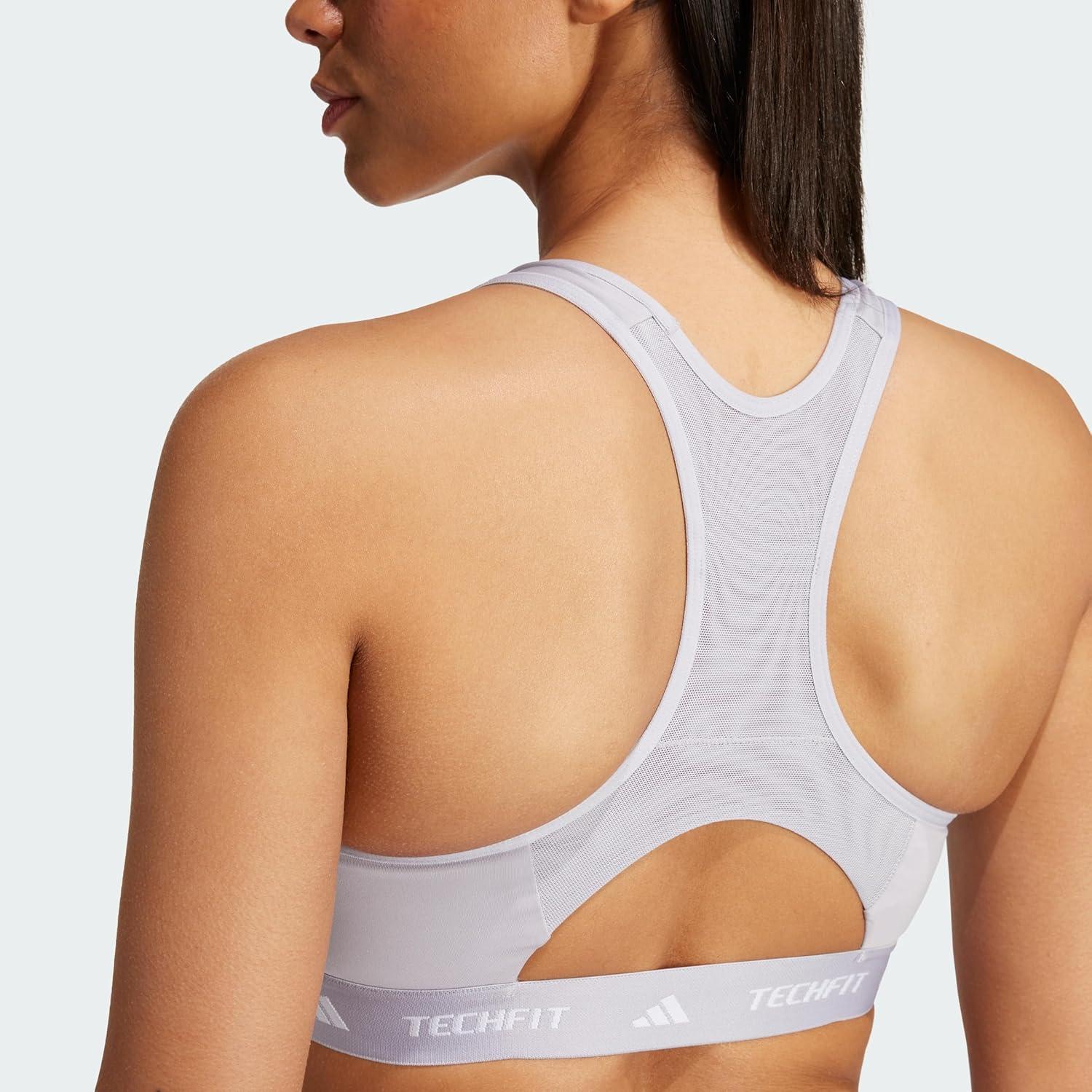 image:imageAdidas Womens Techfit Training BraGlory Grey