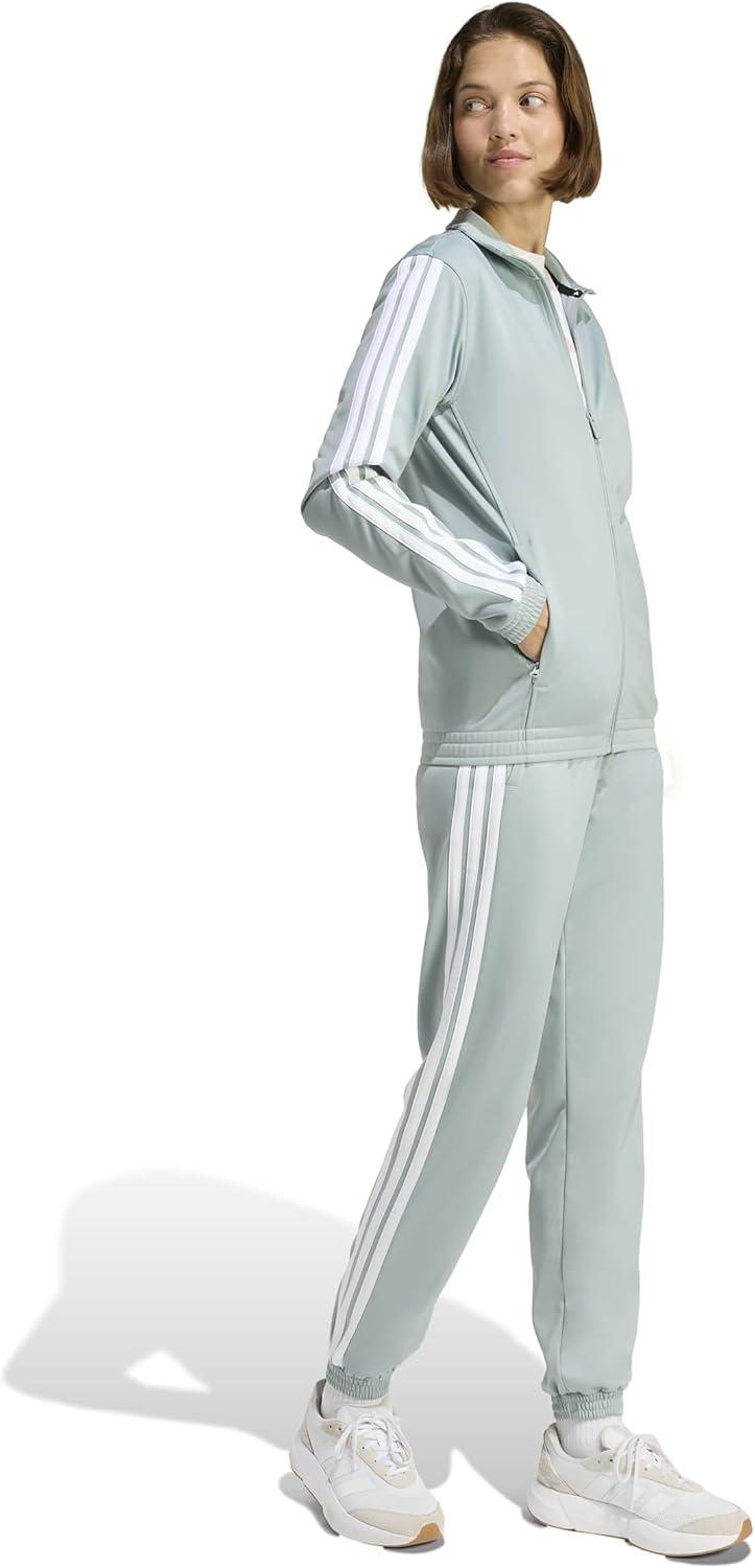 image:imageAdidas Womens Tricot 3Stripes Track PantsWonder Sage