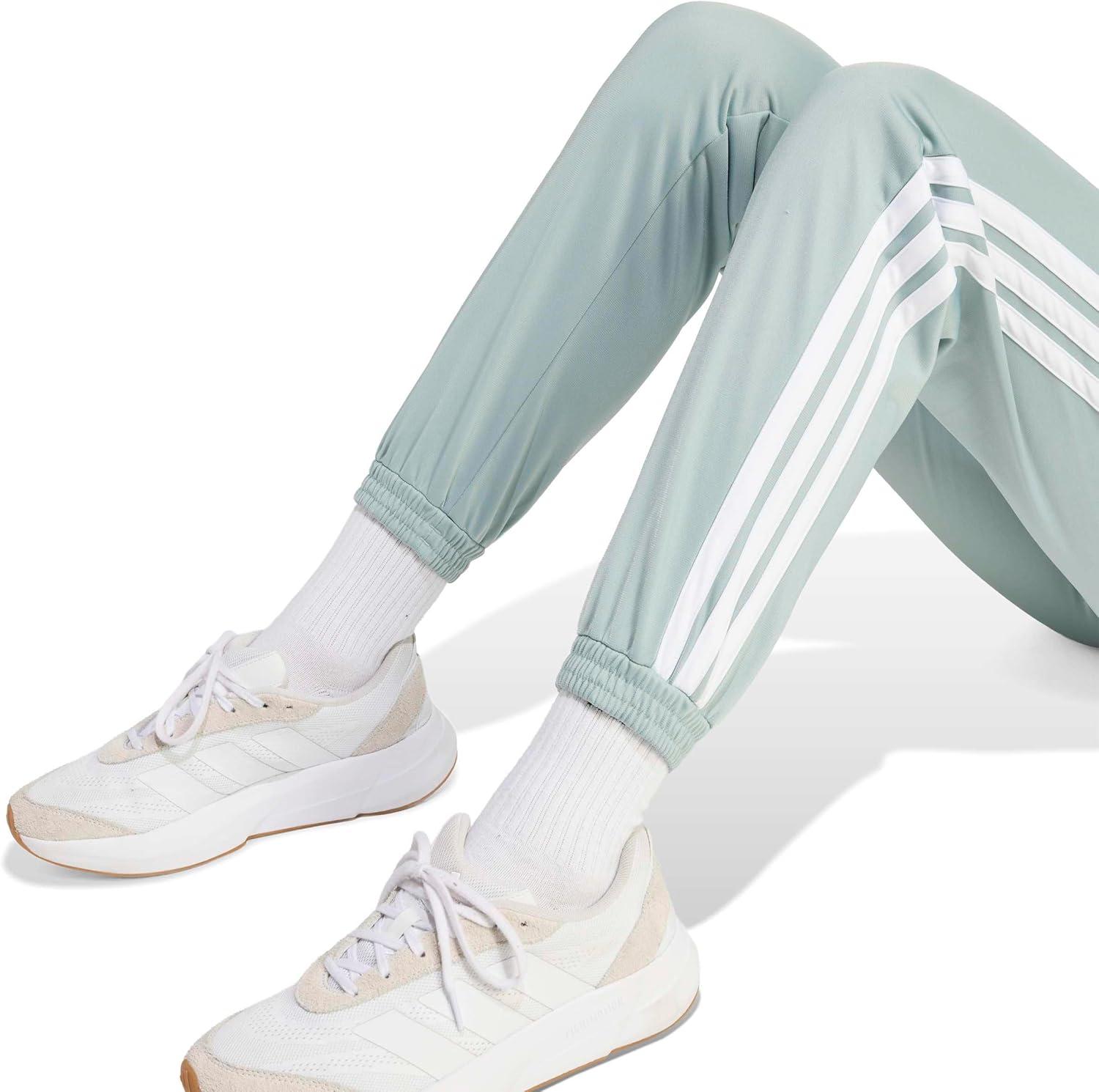 image:imageAdidas Womens Tricot 3Stripes Track PantsWonder Sage