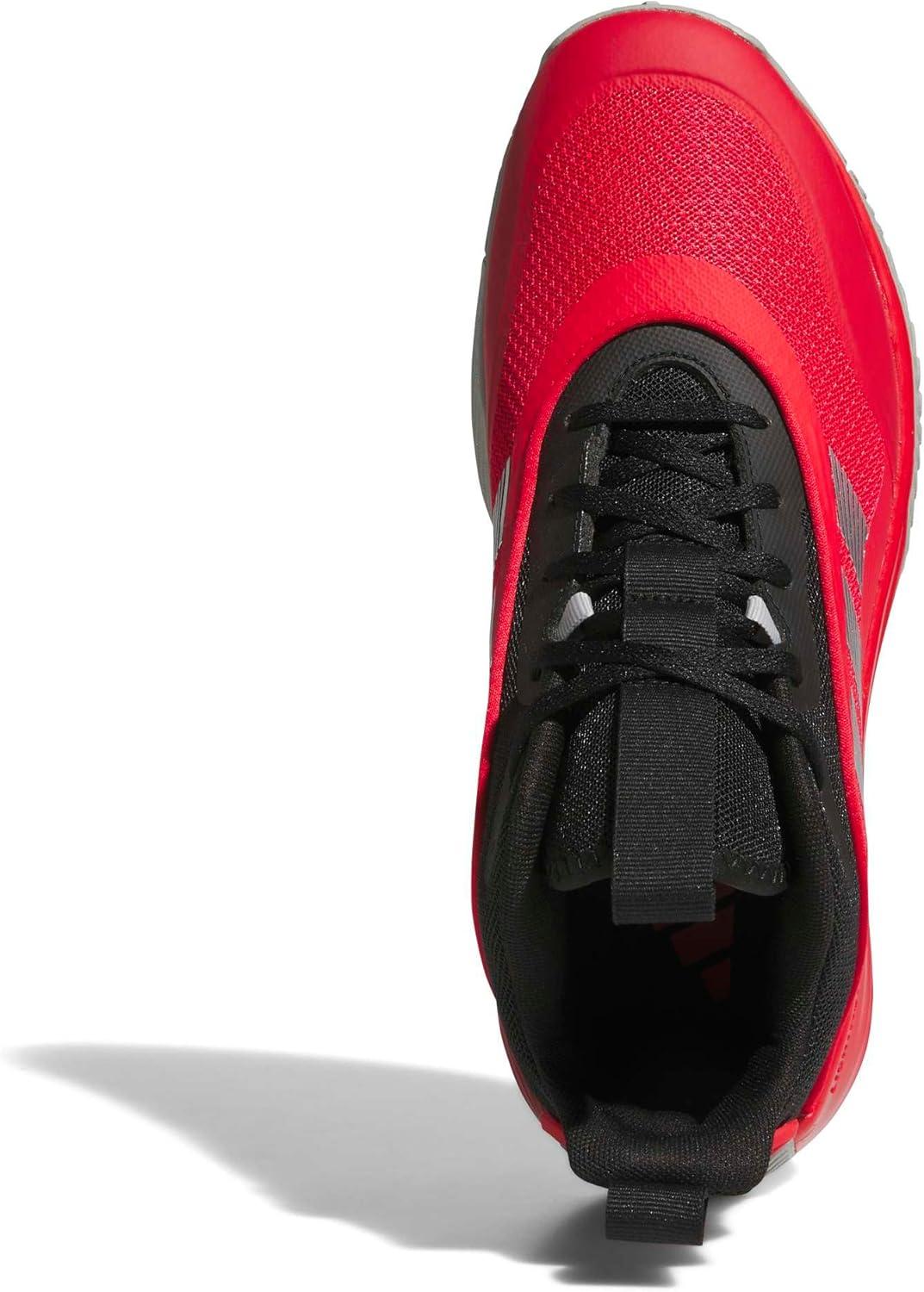 image:imageadidas Mens Own The Game 30 Basketball ShoePure RubySilver MetallicBlack