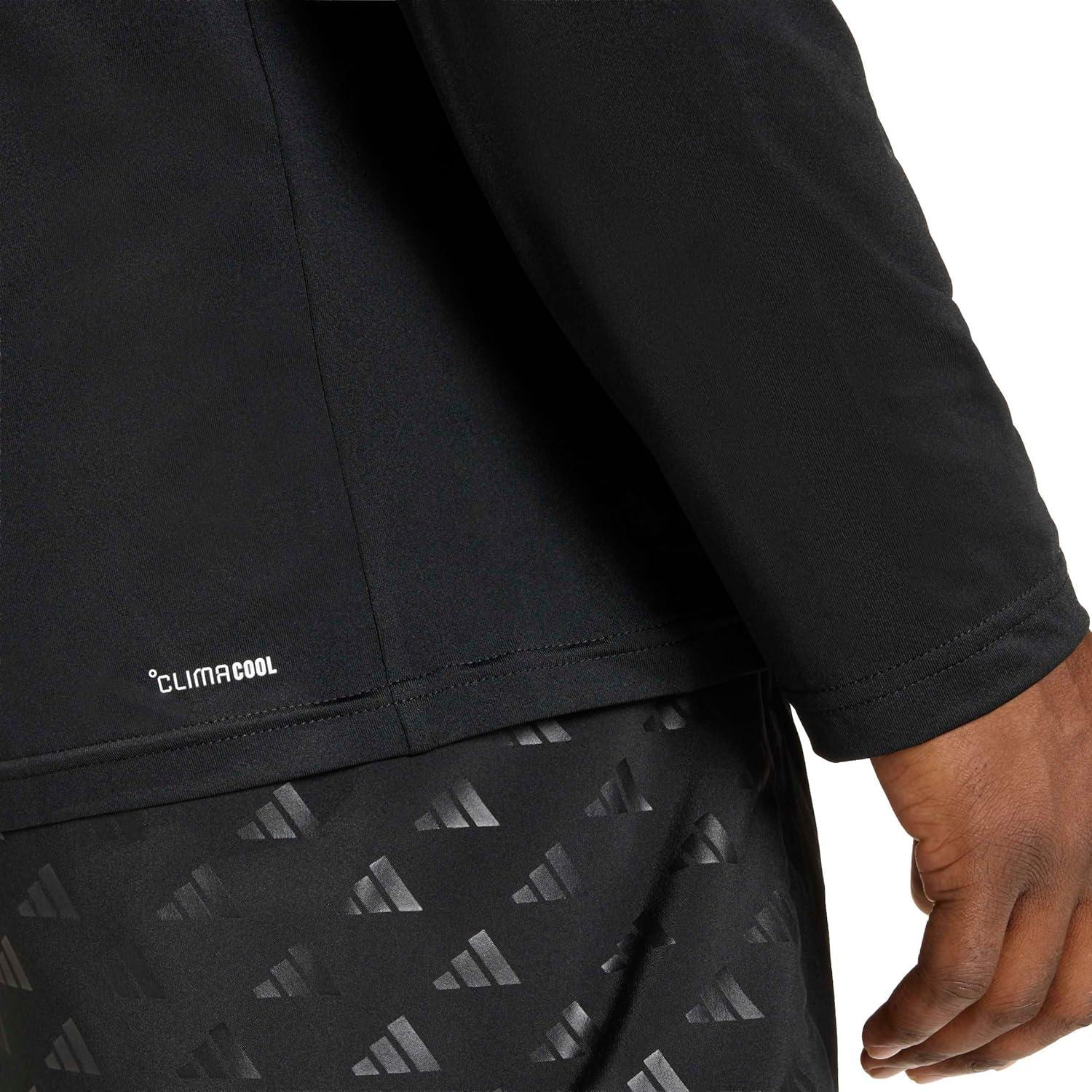 image:imageadidas Mens Workout Essentials Flex LongSleeve TShirtBlack