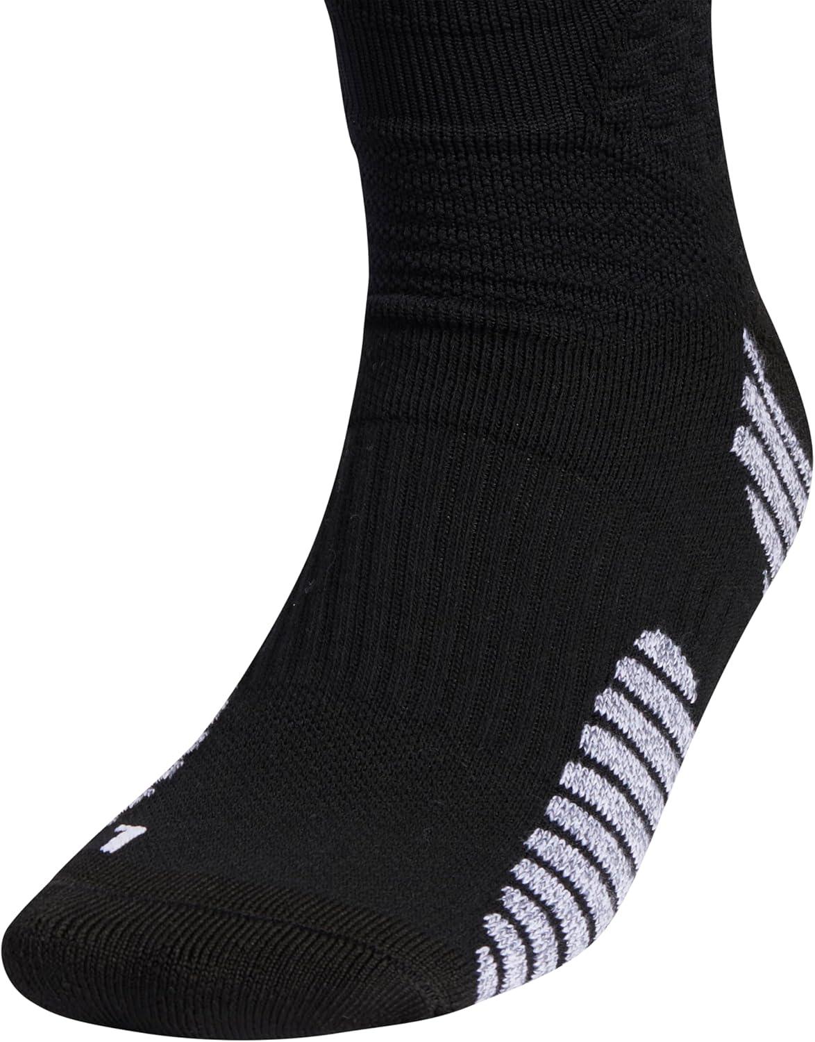 image:imageadidas Unisex Select Basketball Socks 1 Pair Multiple Heights1BlackWhite
