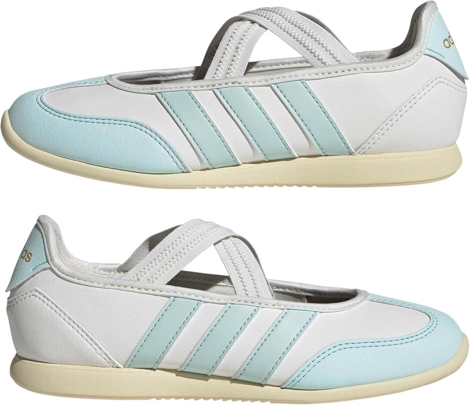 image:imageadidas UnisexChild Barreda Mary Jane JWhiteHalo MintWarm Vanilla