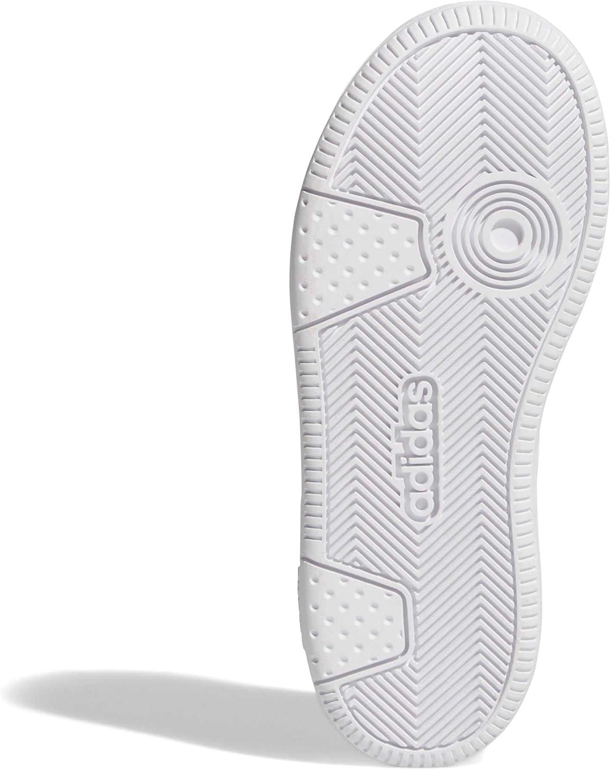 image:imageadidas UnisexChild Hoops Classic Elastic LaceBlackWhiteWhite