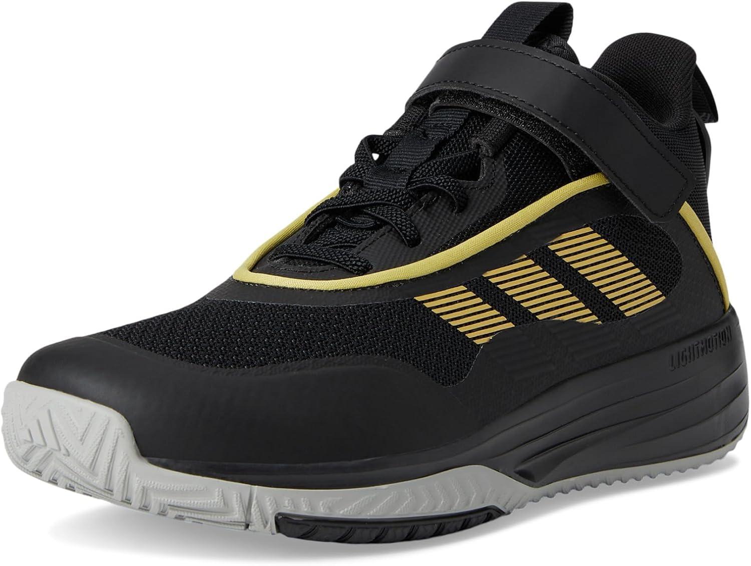image:imageadidas UnisexChild Own The Game 30 Basketball Shoes Little KidBig KidBlackGold MetallicSolid Grey