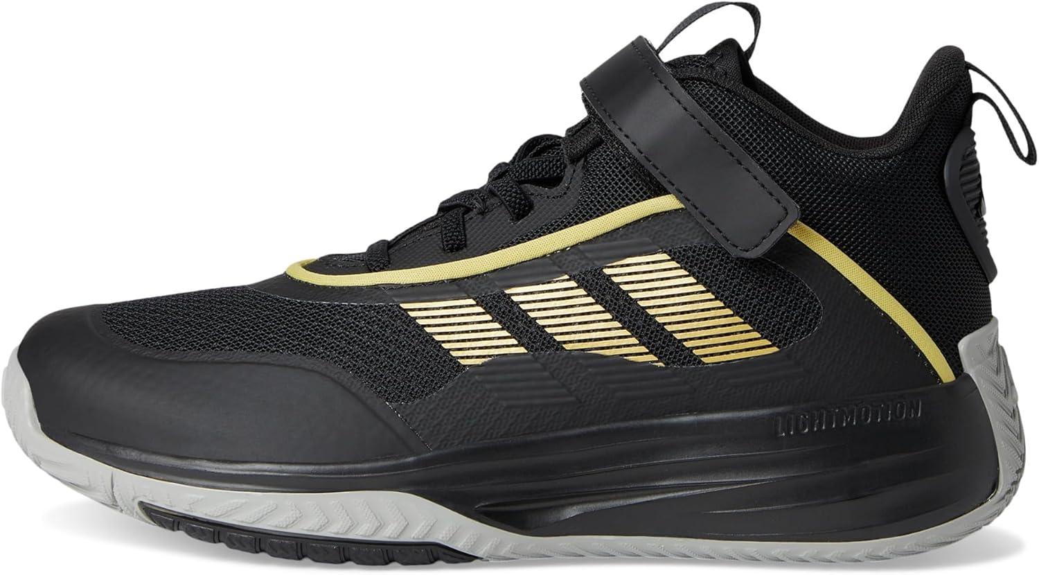 image:imageadidas UnisexChild Own The Game 30 Basketball Shoes Little KidBig KidBlackGold MetallicSolid Grey