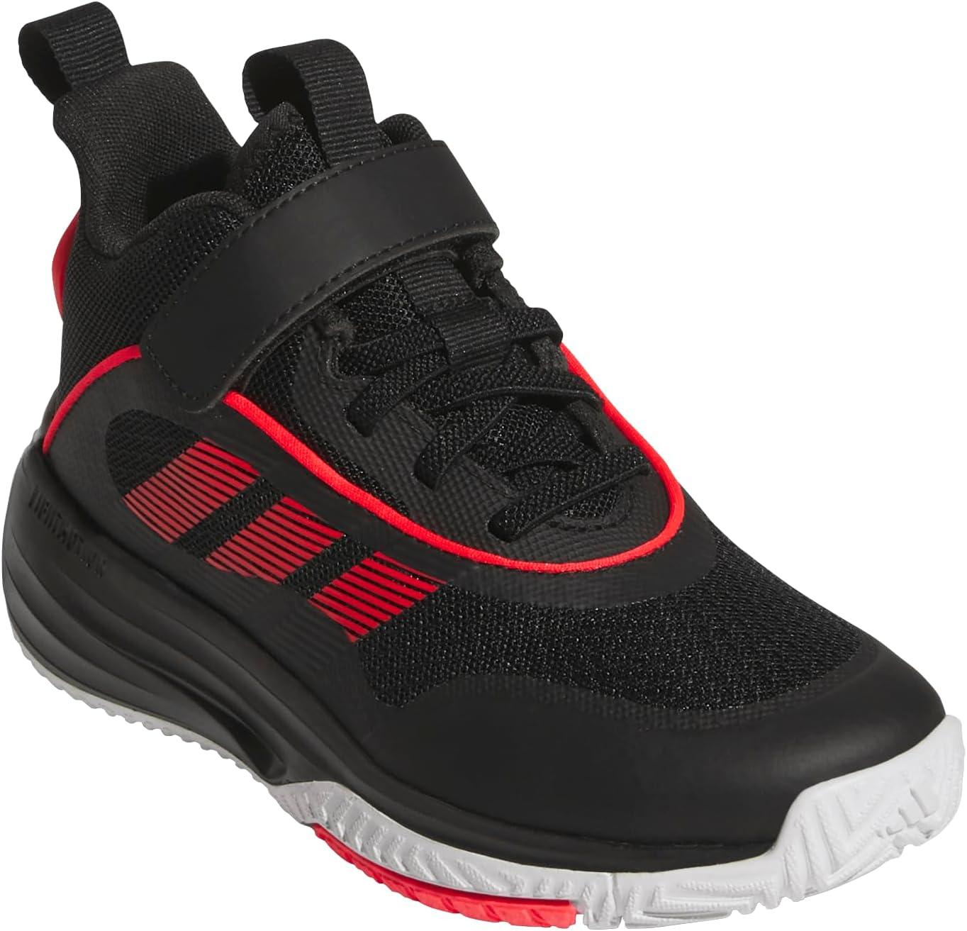 image:imageadidas UnisexChild Own The Game 30 Basketball Shoes Little KidBig KidBlackLucid RedWhite