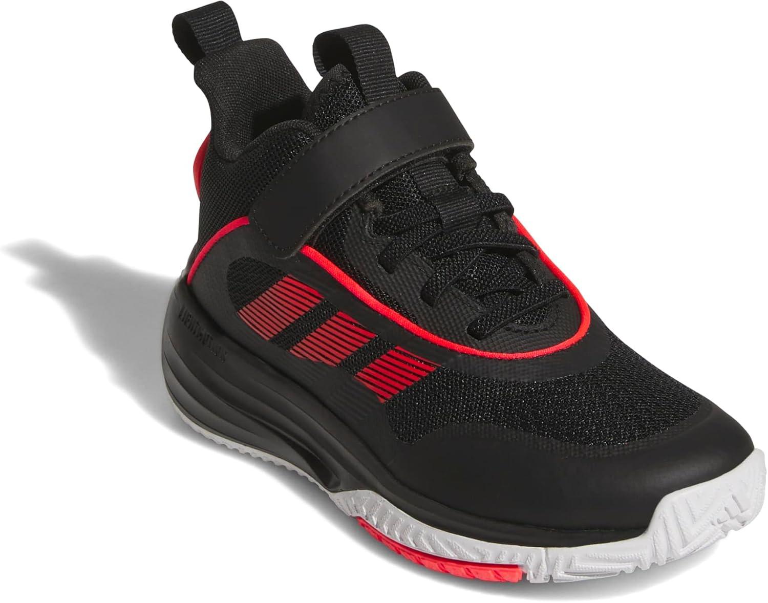 image:imageadidas UnisexChild Own The Game 30 Basketball Shoes Little KidBig KidBlackLucid RedWhite