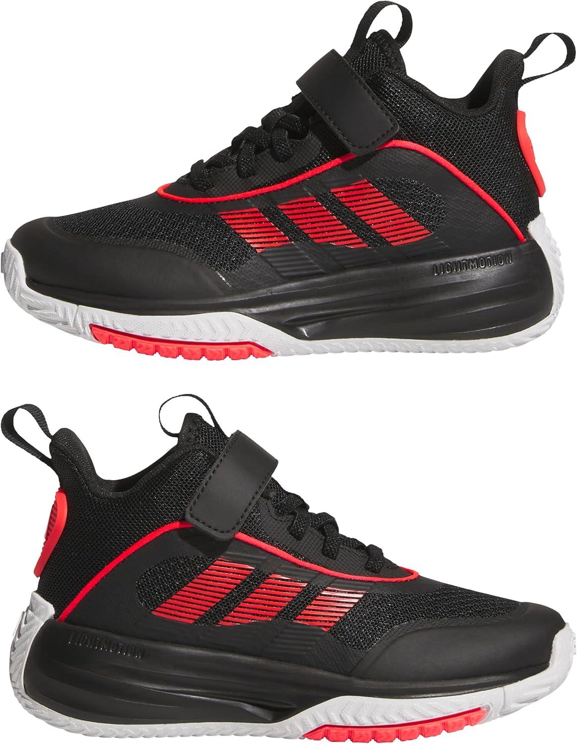 image:imageadidas UnisexChild Own The Game 30 Basketball Shoes Little KidBig KidBlackLucid RedWhite