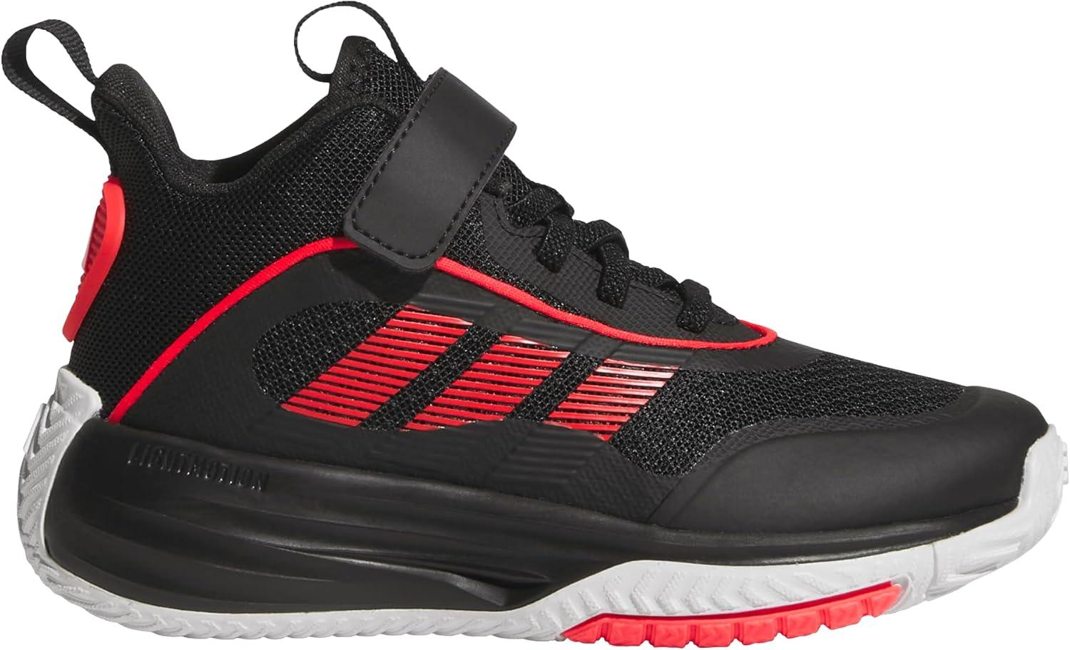 image:imageadidas UnisexChild Own The Game 30 Basketball Shoes Little KidBig KidBlackLucid RedWhite