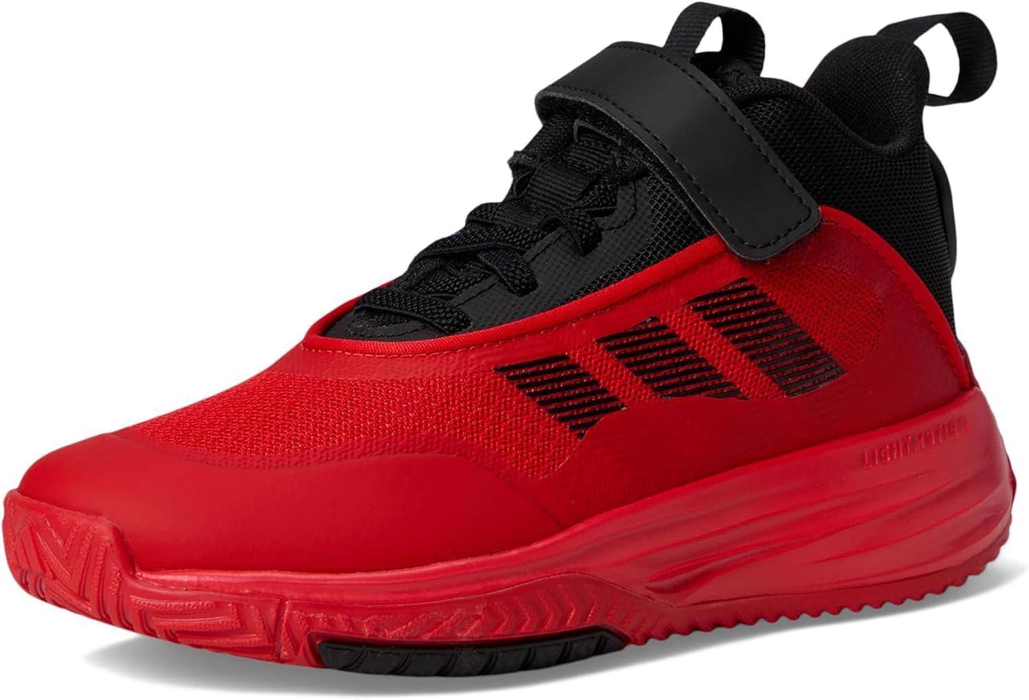 image:imageadidas UnisexChild Own The Game 30 Basketball Shoes Little KidBig KidBlackRedRed