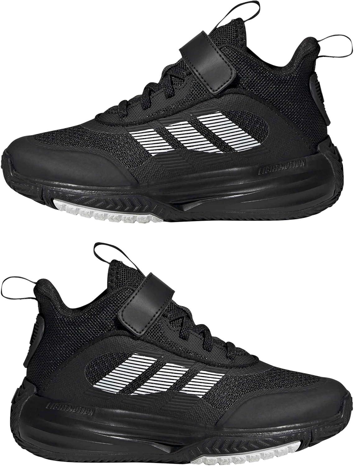 image:imageadidas UnisexChild Own The Game 30 Basketball Shoes Little KidBig KidBlackWhiteBlack