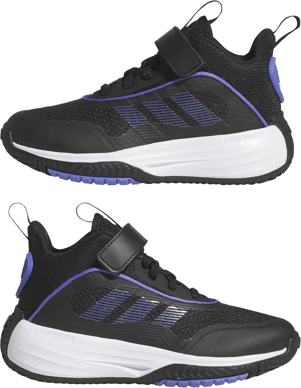image:imageadidas UnisexChild Own The Game 30 Basketball Shoes Little KidBig KidCore Black Semi Cobalt Blue Ftwr White