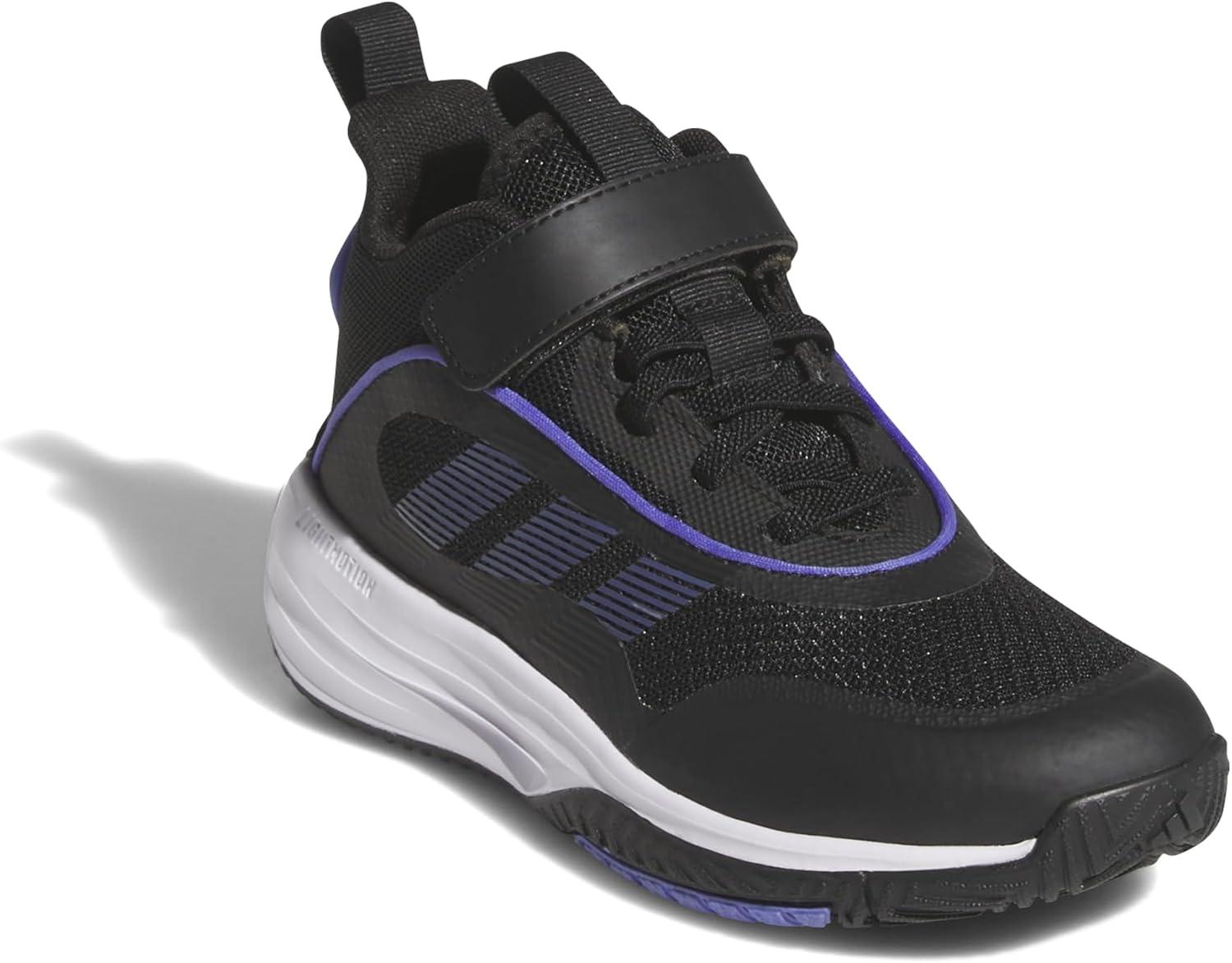 image:imageadidas UnisexChild Own The Game 30 Basketball Shoes Little KidBig KidCore BlackSemi Cobalt BlueFtwr White