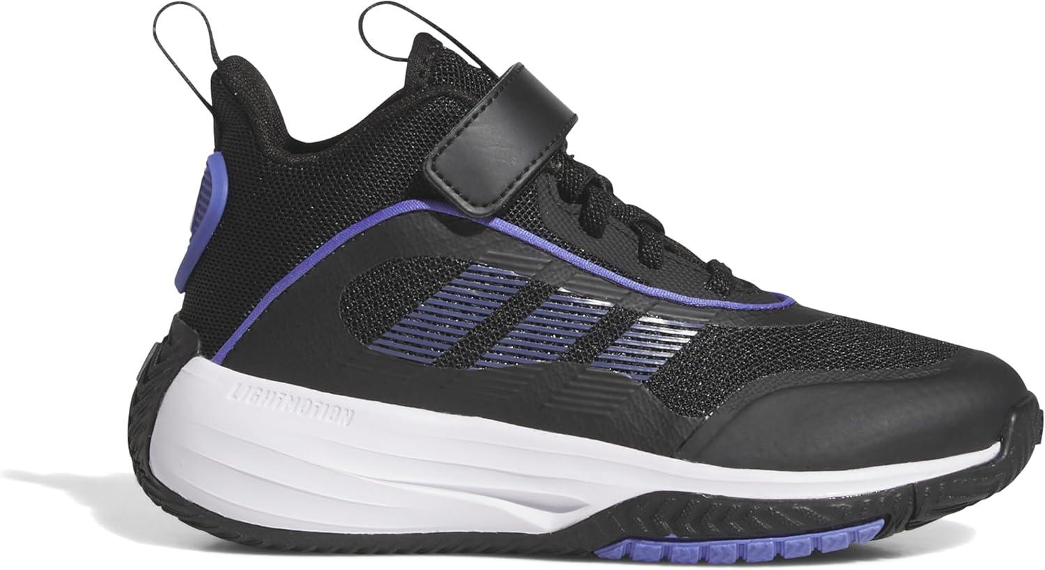 image:imageadidas UnisexChild Own The Game 30 Basketball Shoes Little KidBig KidCore BlackSemi Cobalt BlueFtwr White
