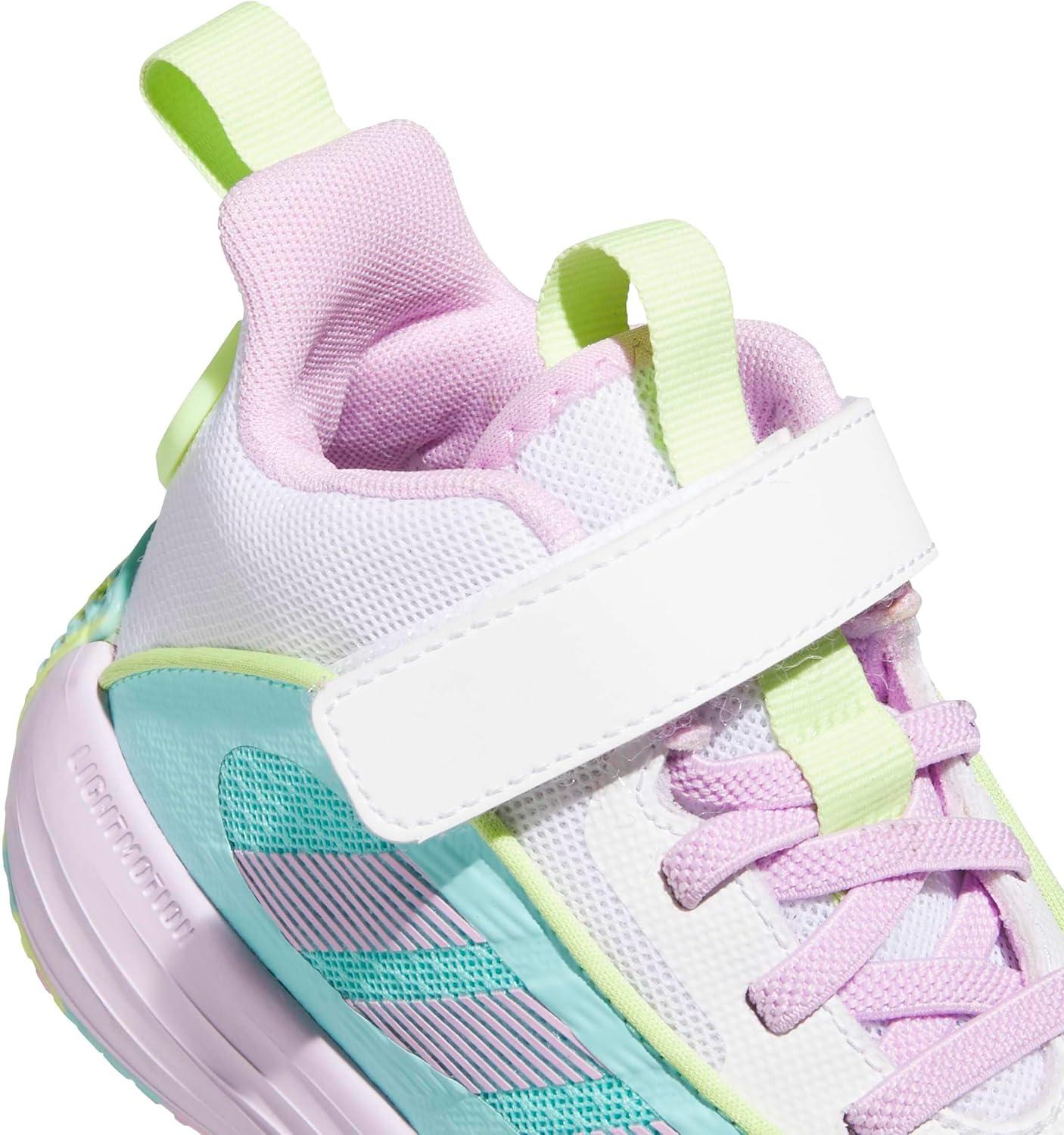 image:imageadidas UnisexChild Own The Game 30 Basketball Shoes Little KidBig KidFlash AquaBliss LilacWhite