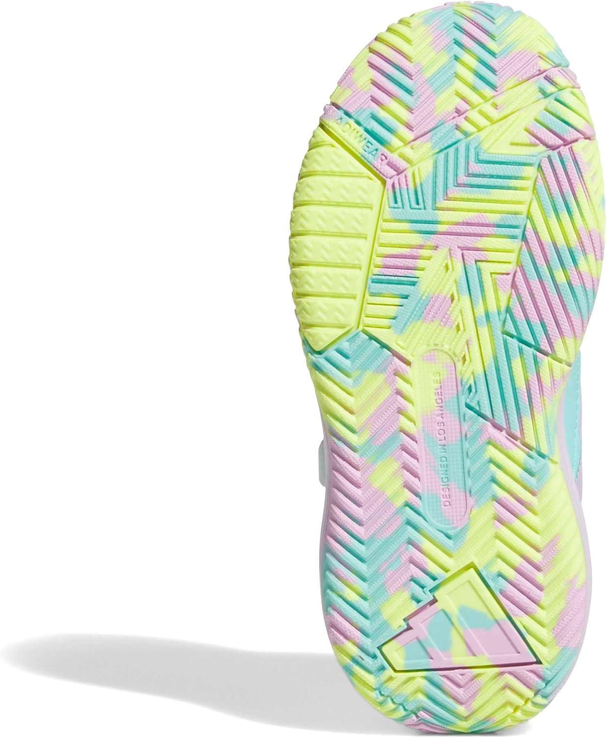 image:imageadidas UnisexChild Own The Game 30 Basketball Shoes Little KidBig KidFlash AquaBliss LilacWhite