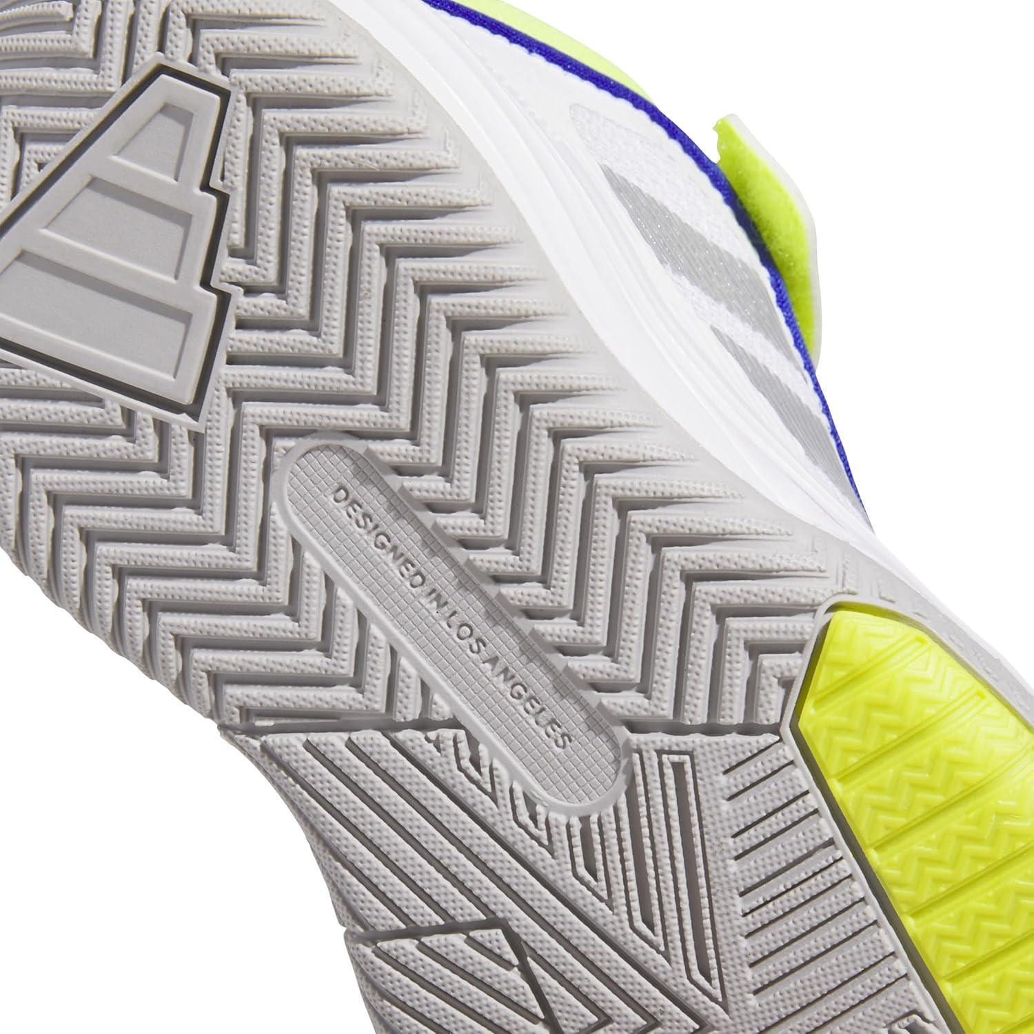 image:imageadidas UnisexChild Own The Game 30 Basketball Shoes Little KidBig KidFtwr White Grey Two Solar Slime