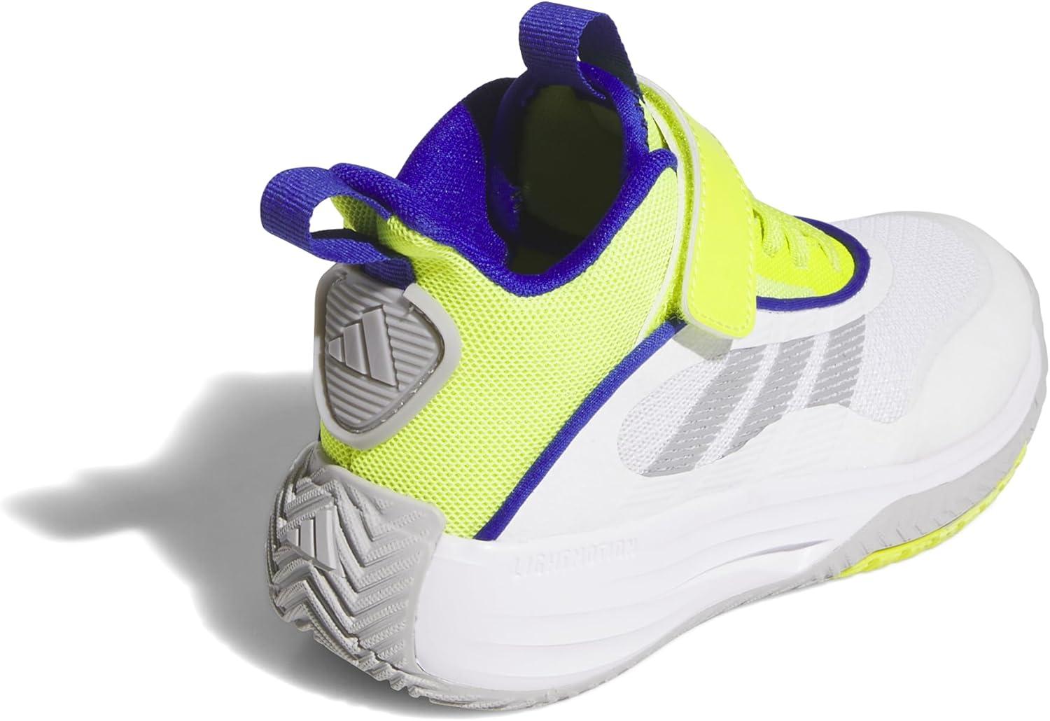 image:imageadidas UnisexChild Own The Game 30 Basketball Shoes Little KidBig KidFtwr White Grey Two Solar Slime