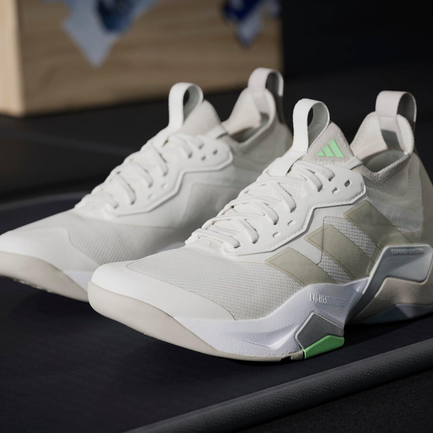 image:imageadidas Womens Rapidmove Advance 2 Training SneakersChalk WhiteWonder AluminaLime Burst