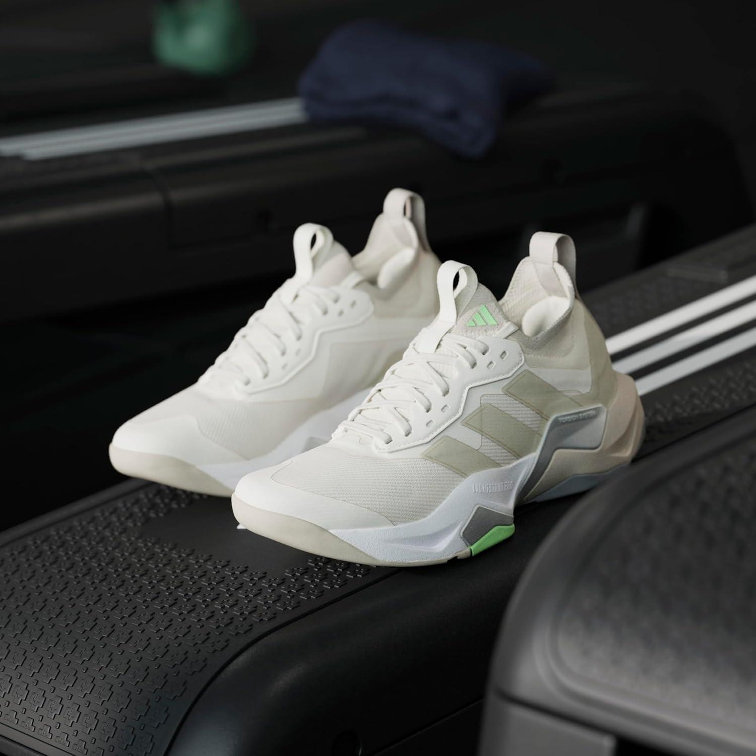 image:imageadidas Womens Rapidmove Advance 2 Training SneakersChalk WhiteWonder AluminaLime Burst
