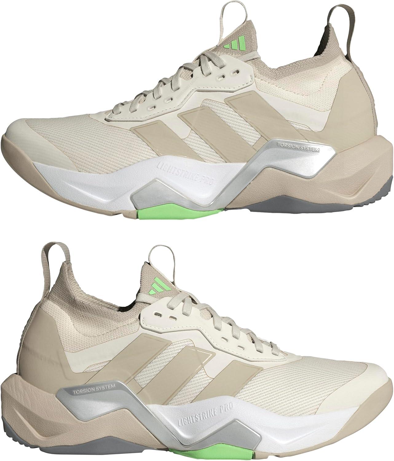 image:imageadidas Womens Rapidmove Advance 2 Training SneakersChalk WhiteWonder AluminaLime Burst